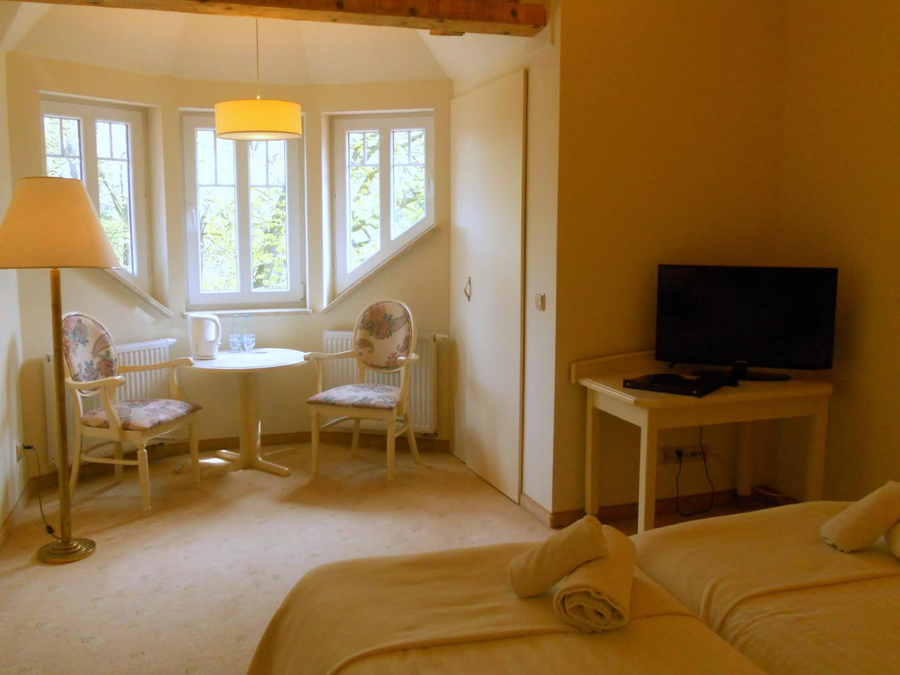 Living room, Bed in Villa Lessing