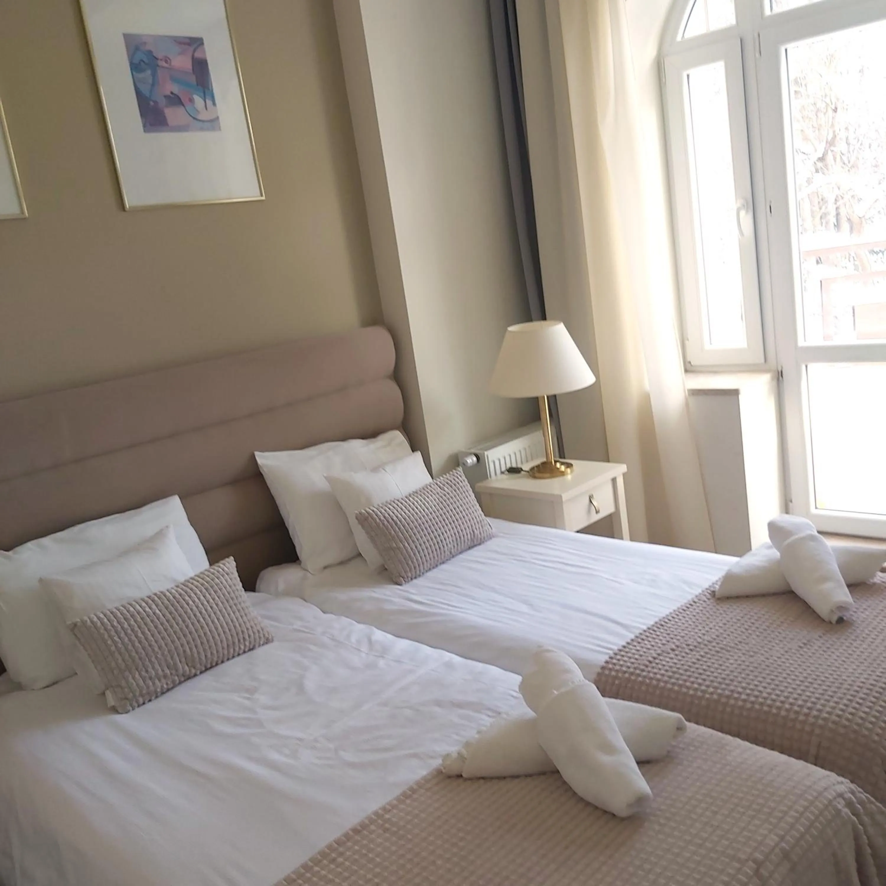 Bed in Villa Lessing