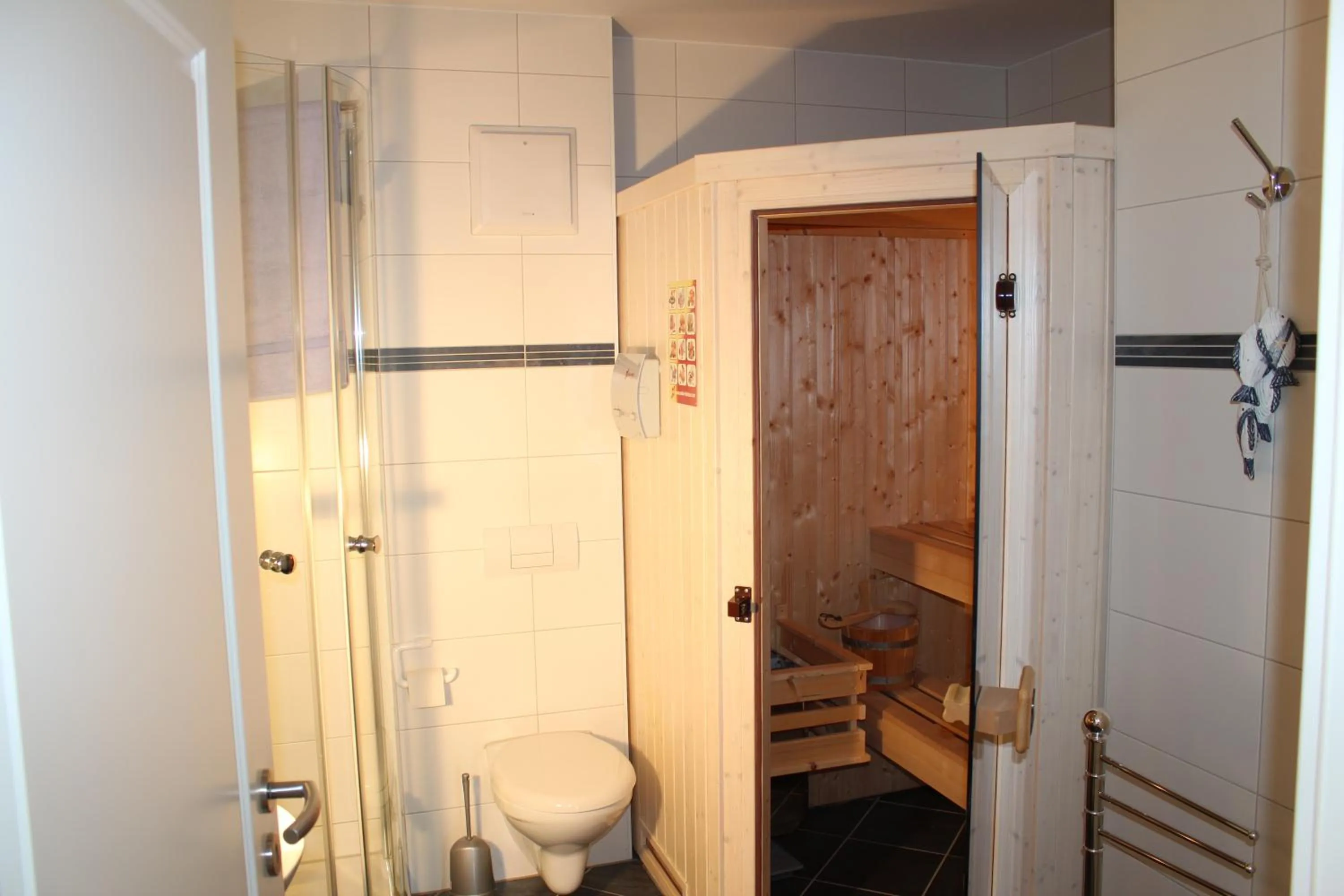 Sauna in Ferienwohnungen am Museumshof