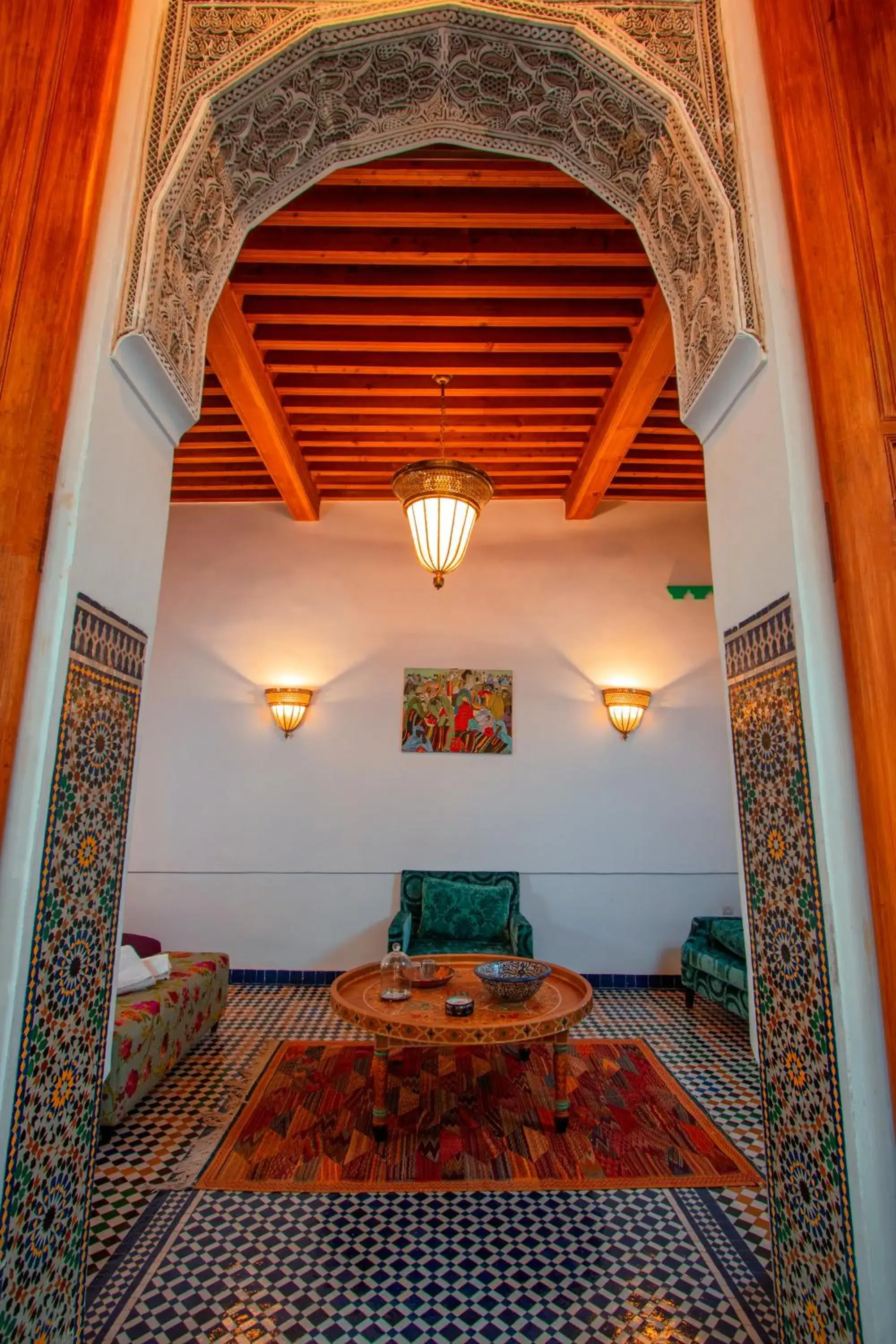 Deluxe Double Room in Riad Fes Nass Zmane Deluxe Double Room in Riad Fes Nass Zmane
