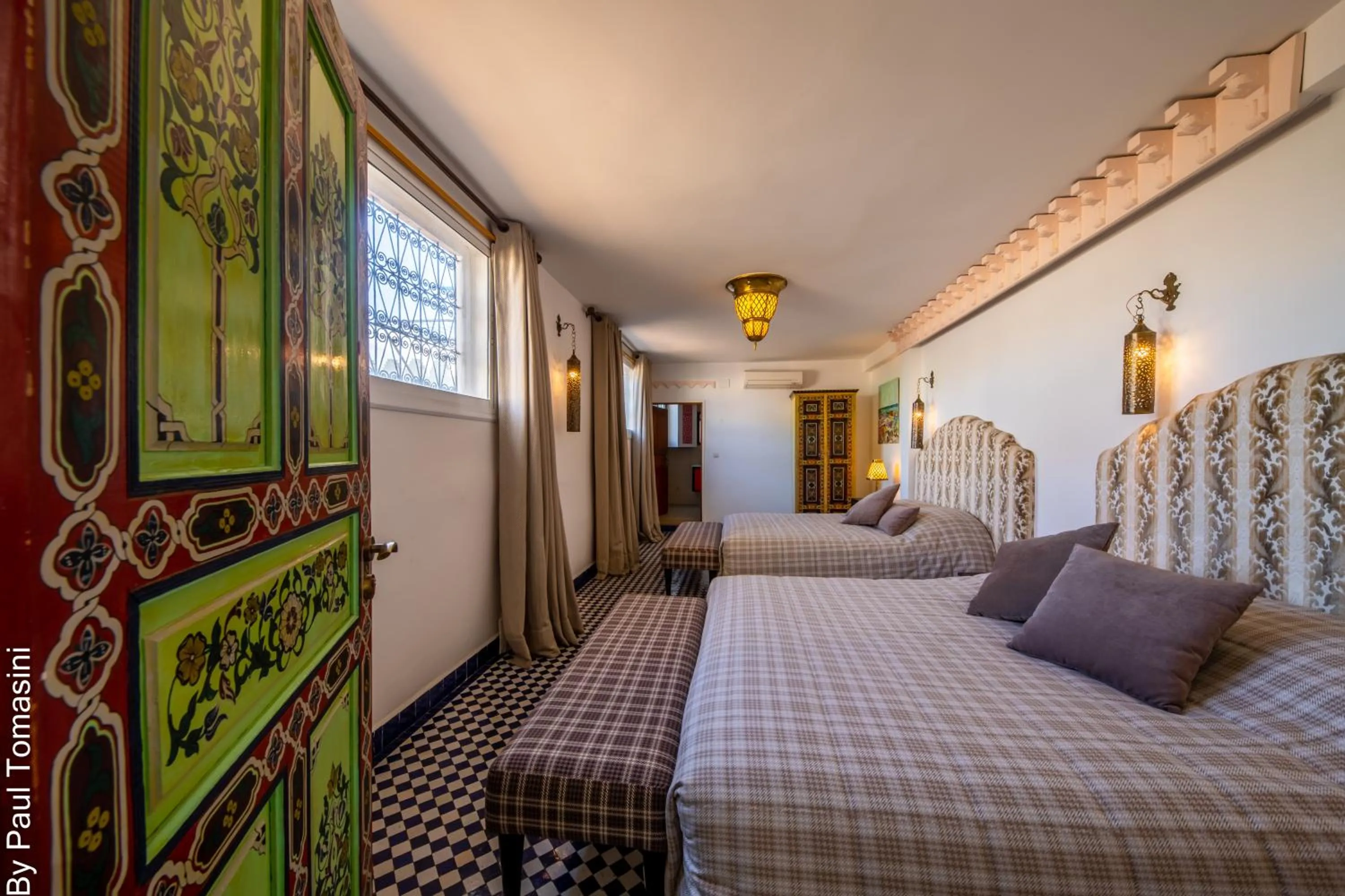 Bed in Riad Fes Nass Zmane