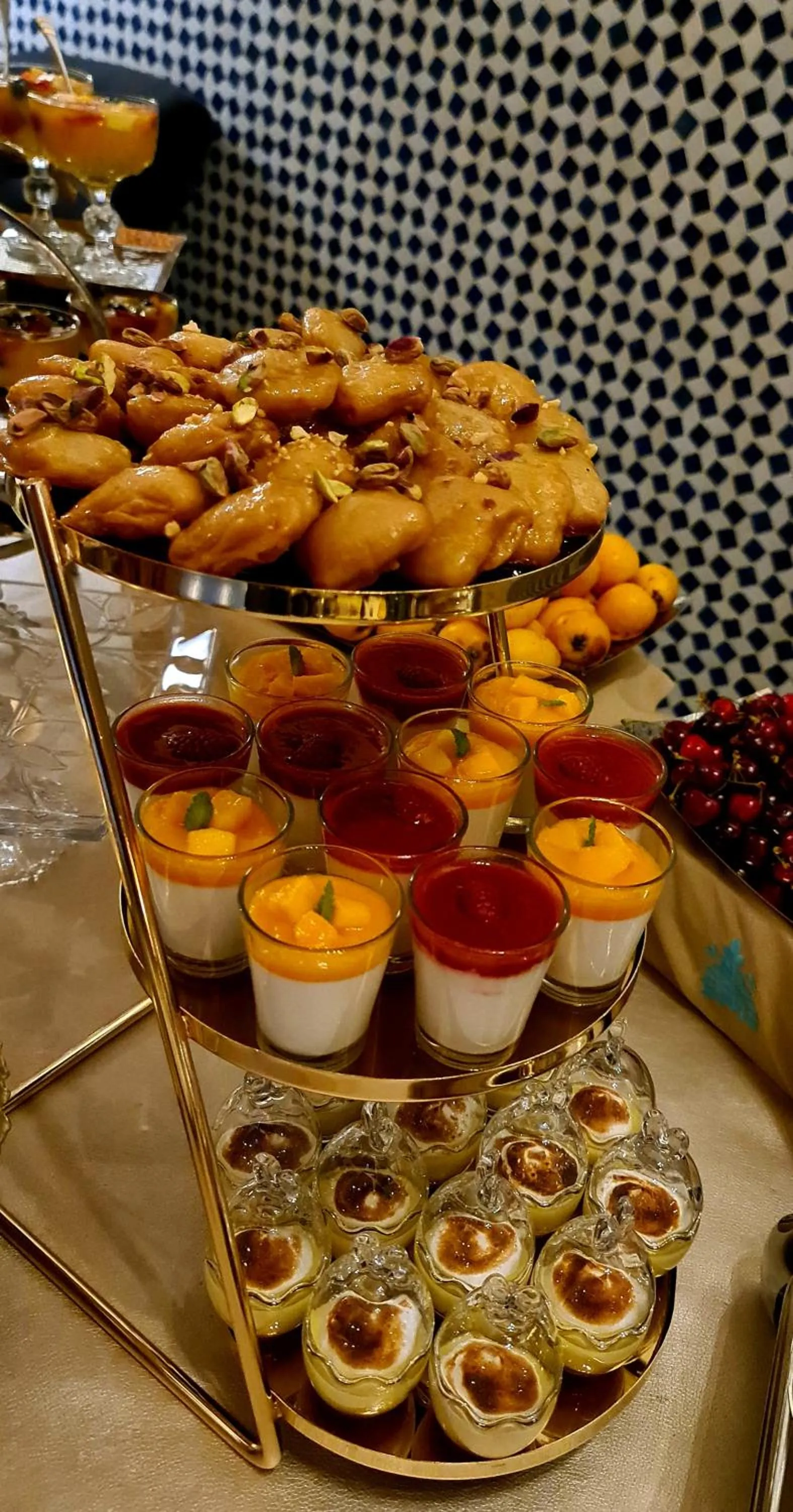 Buffet breakfast in Riad Fes Nass Zmane