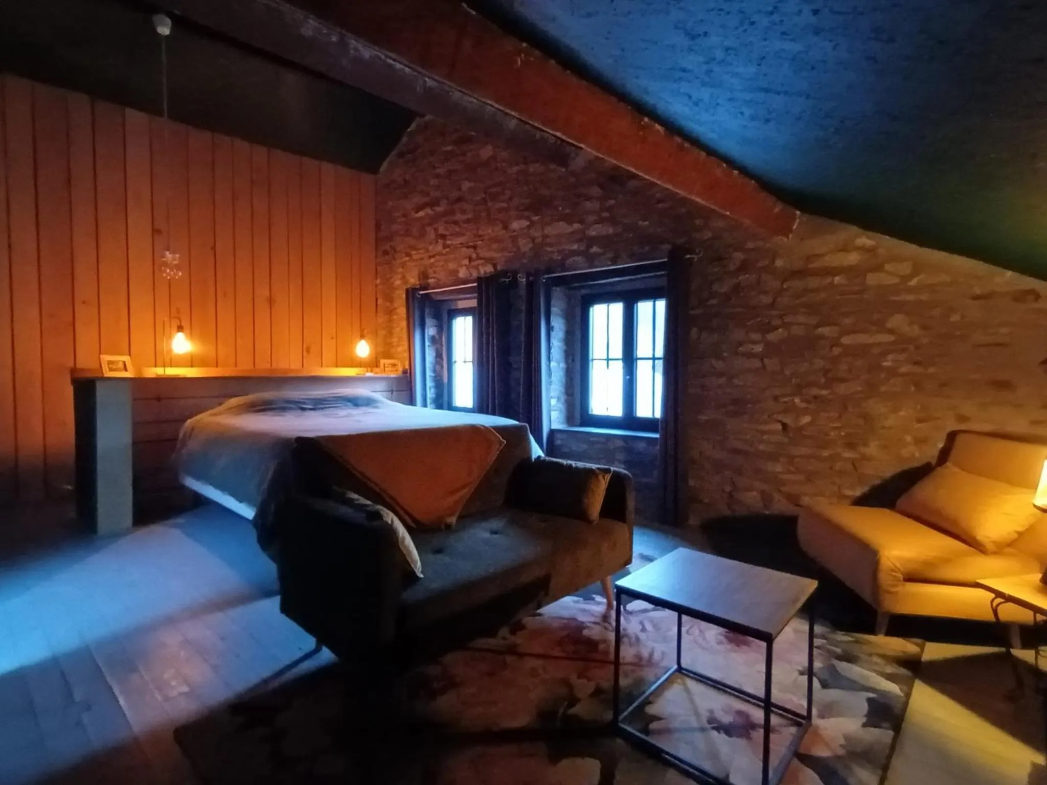 Bed in B&B Au Canard