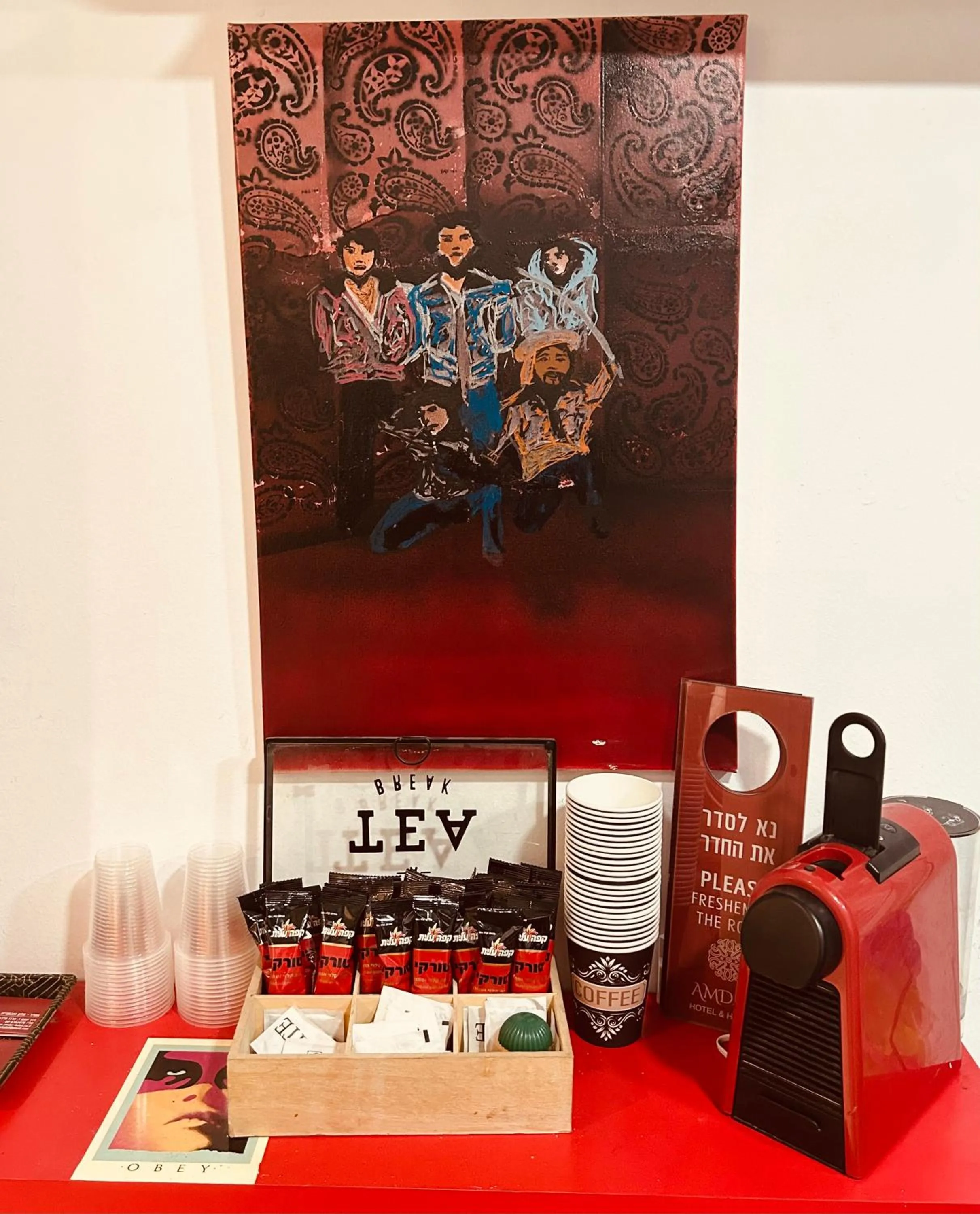 Drinks in Amdar Hostel