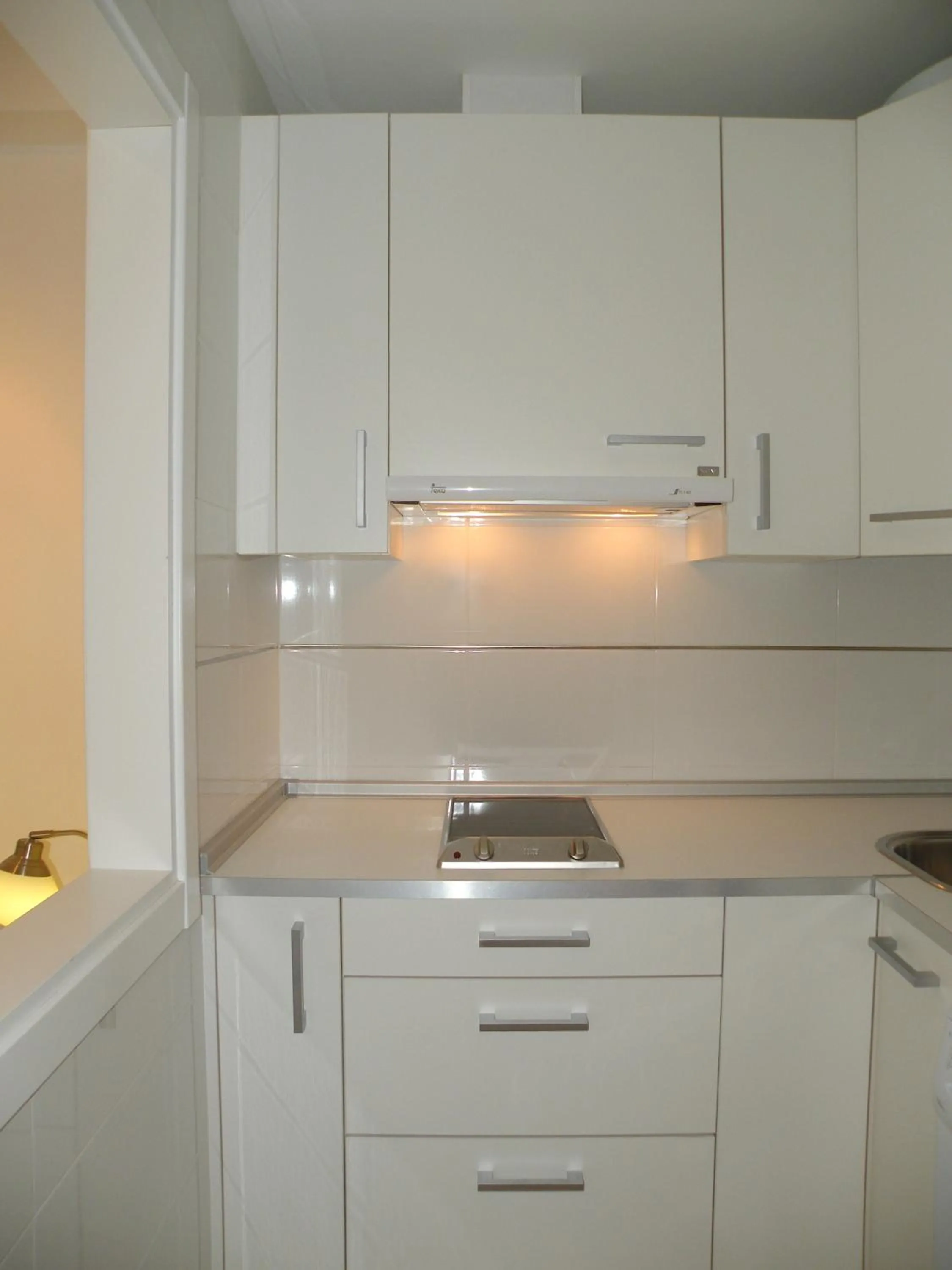 Kitchen or kitchenette in Apartamentos Doña Carmen