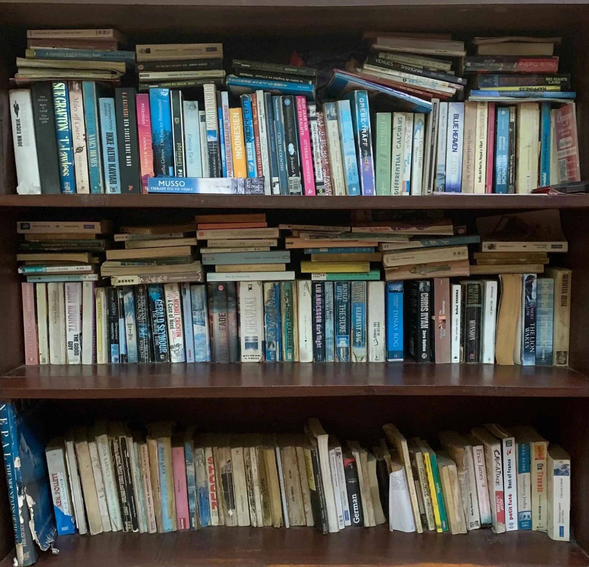 Library in New Pokhara Lodge - Pokhara Lakeside