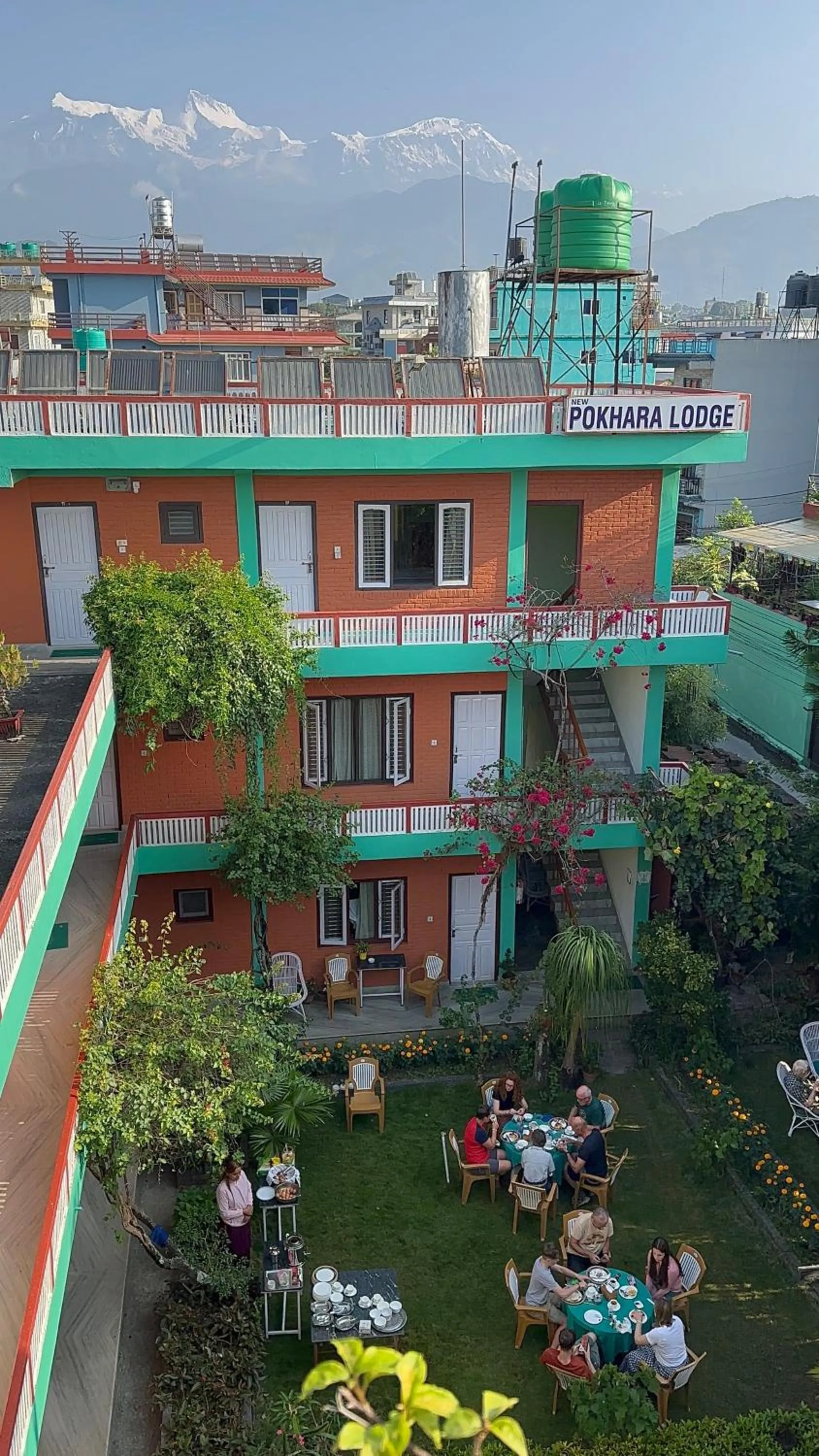 View (from property/room) in New Pokhara Lodge - Pokhara Lakeside