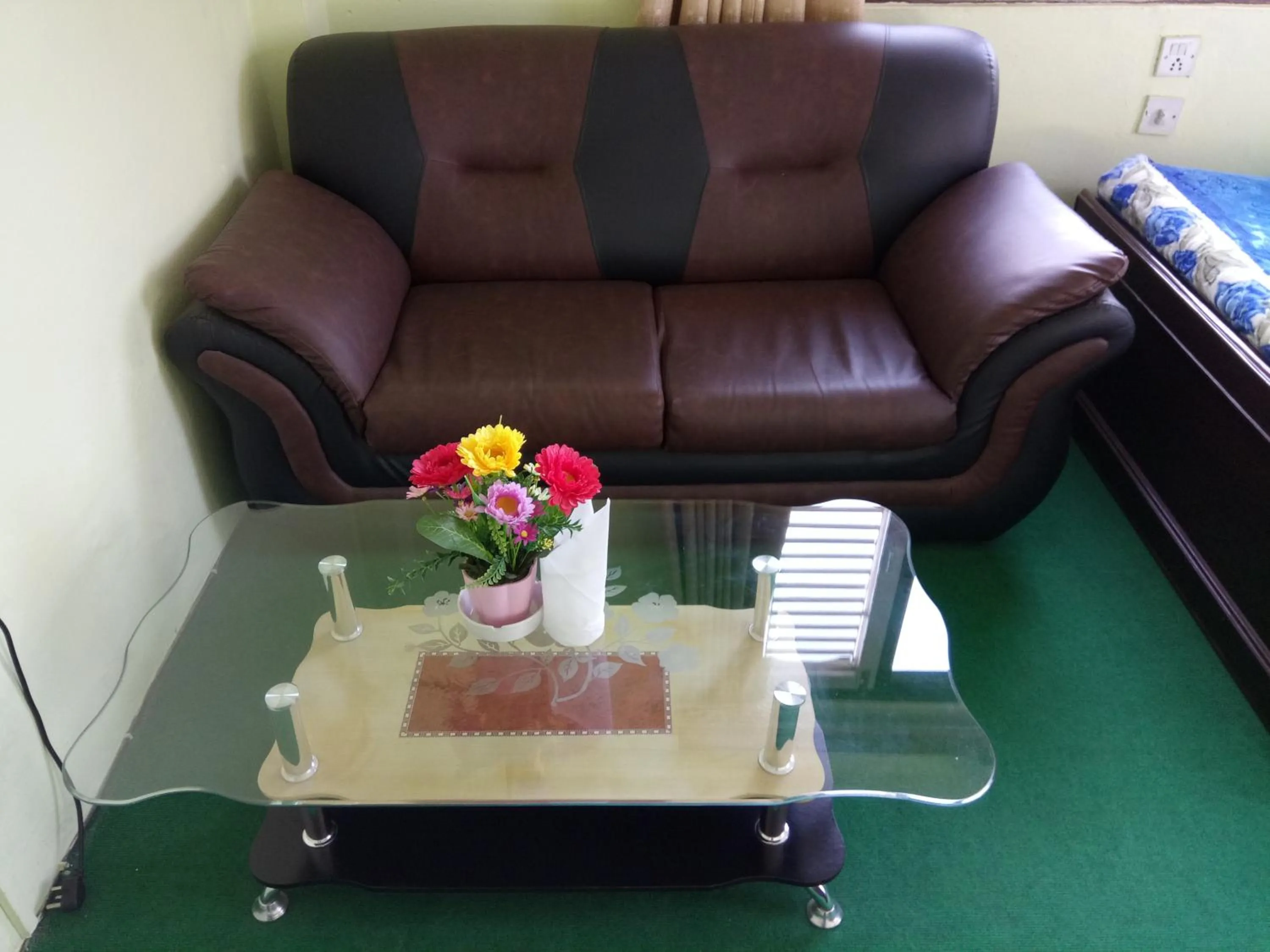 Decorative detail in New Pokhara Lodge - Pokhara Lakeside