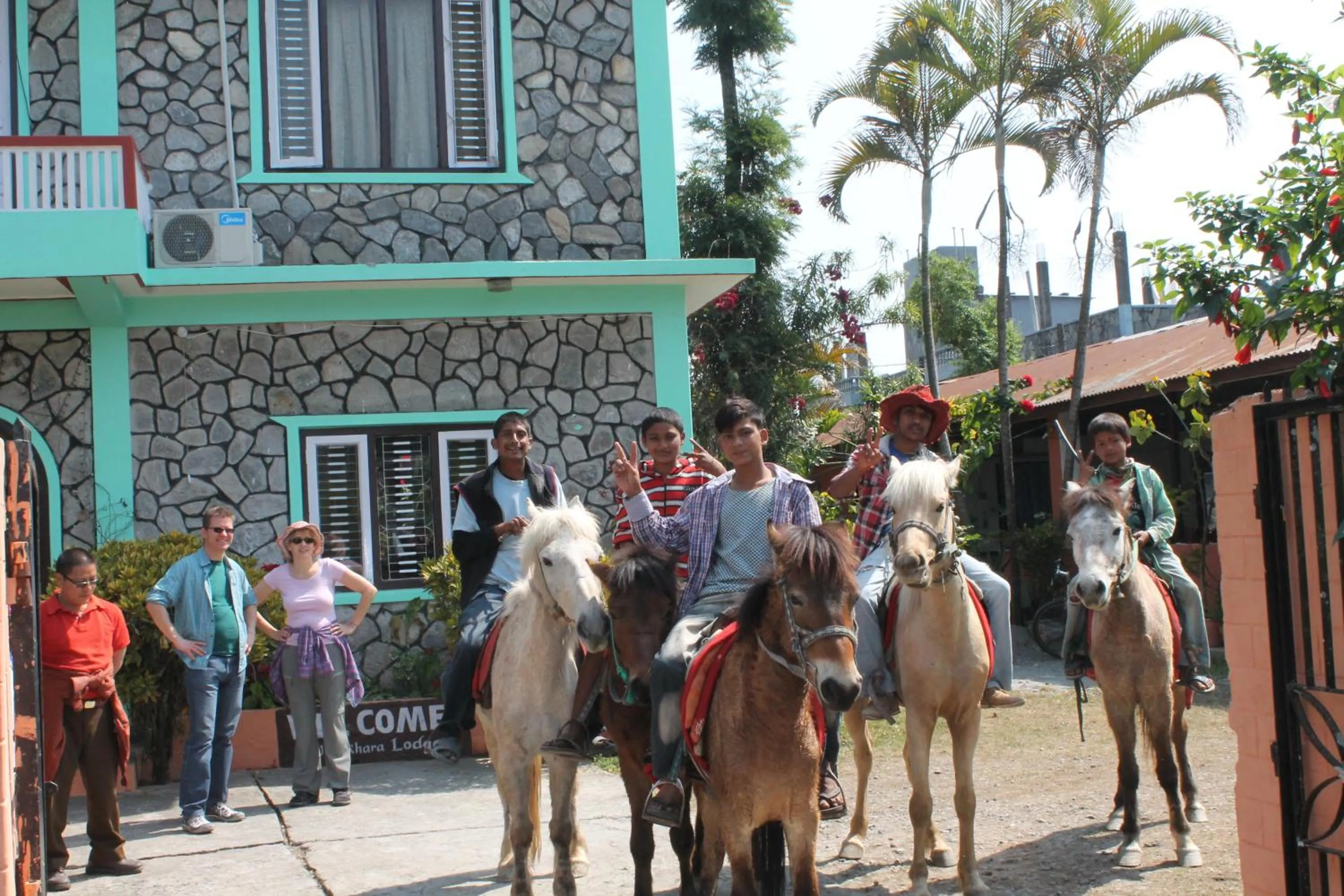 Horse-riding in New Pokhara Lodge - Pokhara Lakeside