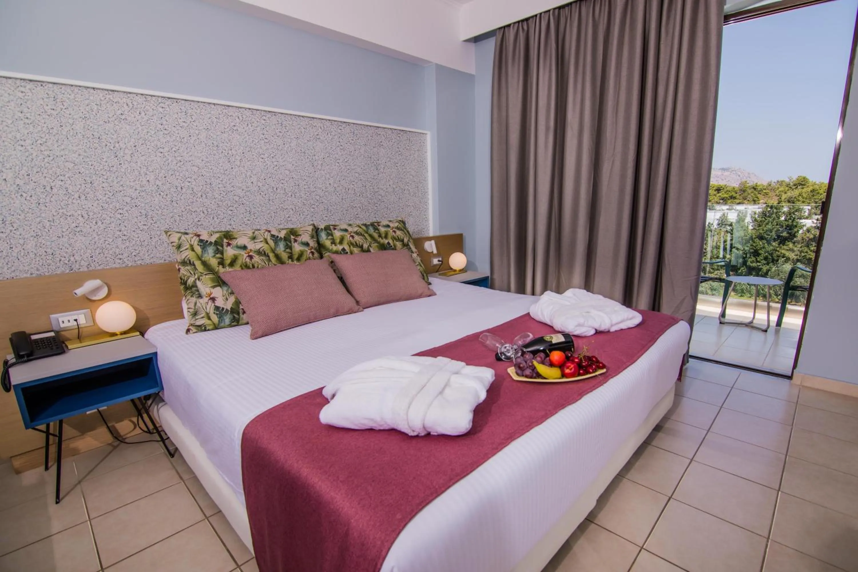 Photo of the whole room, Bed in Lindos Breeze Beach Hotel