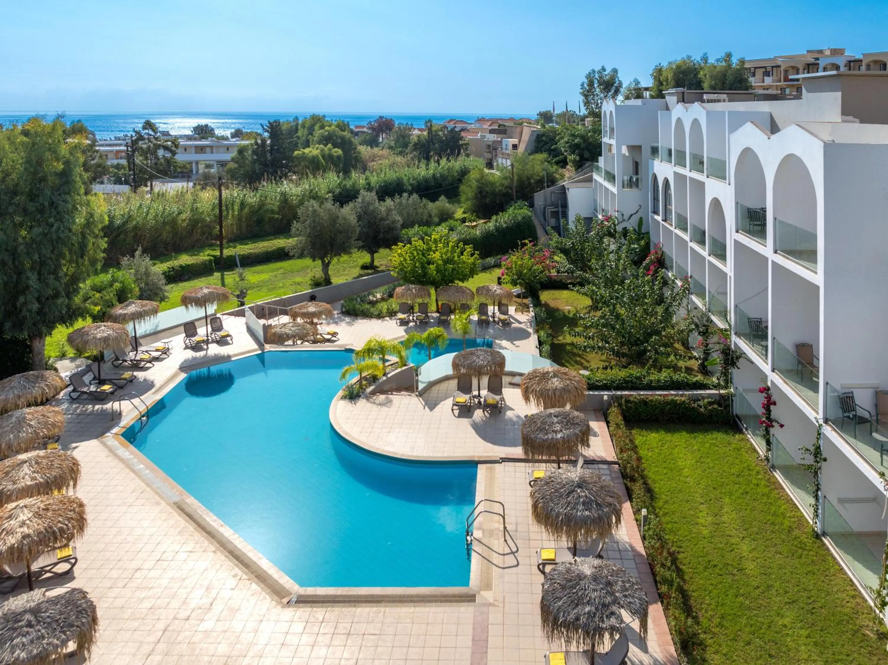 Swimming pool in Lindos Breeze Beach Hotel