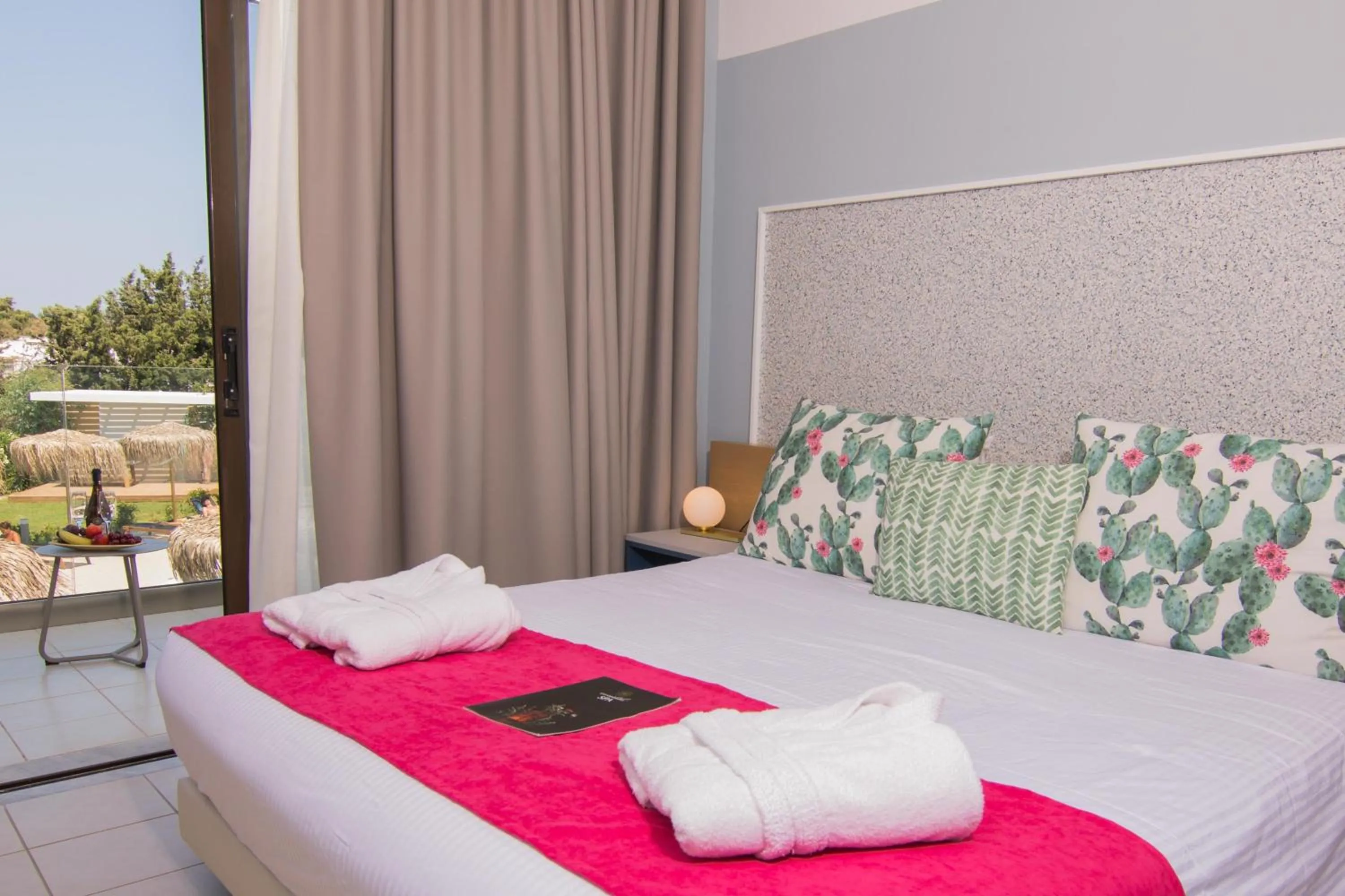 Photo of the whole room, Bed in Lindos Breeze Beach Hotel