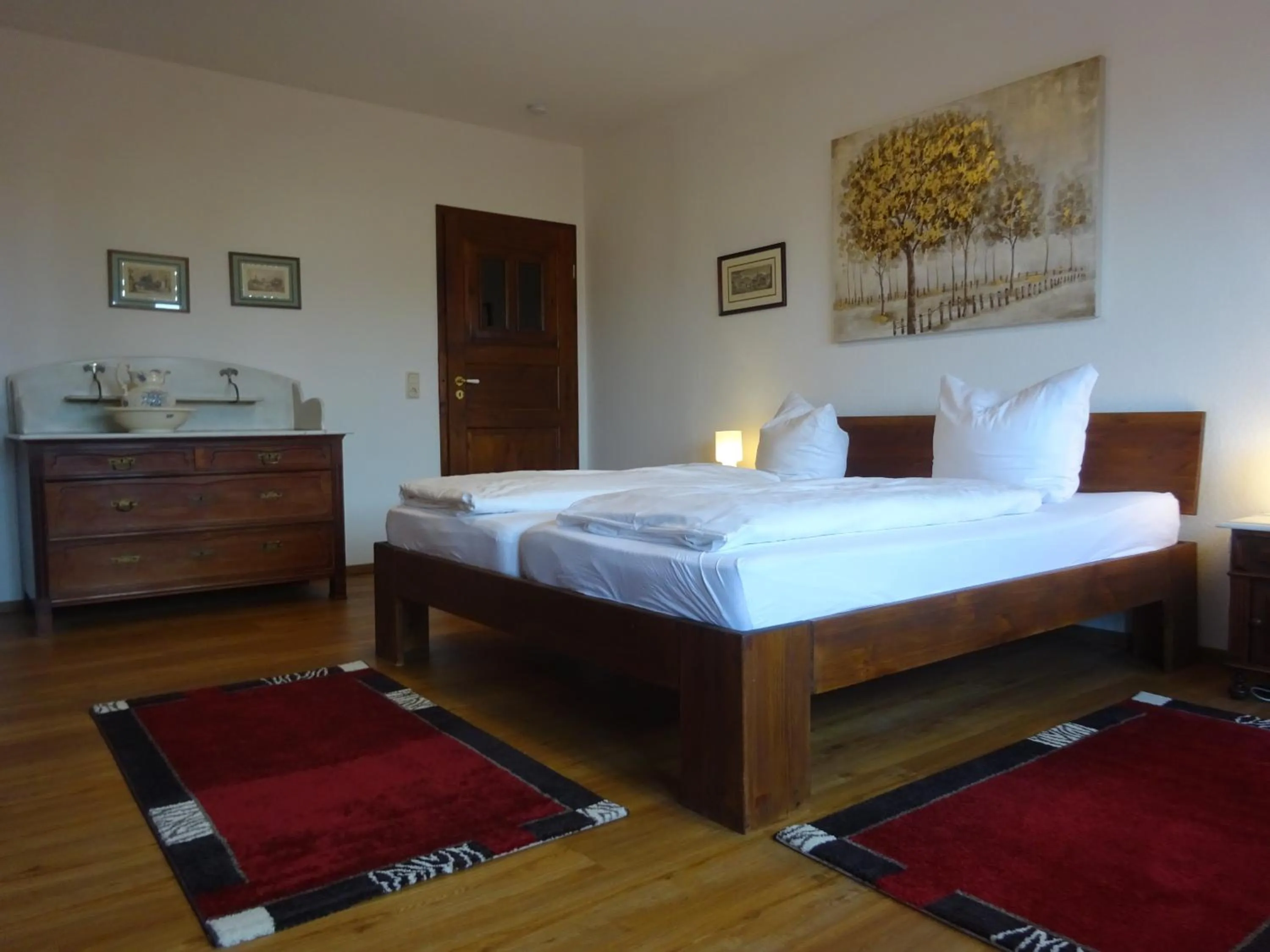 Bed in Hotel Weingärtner