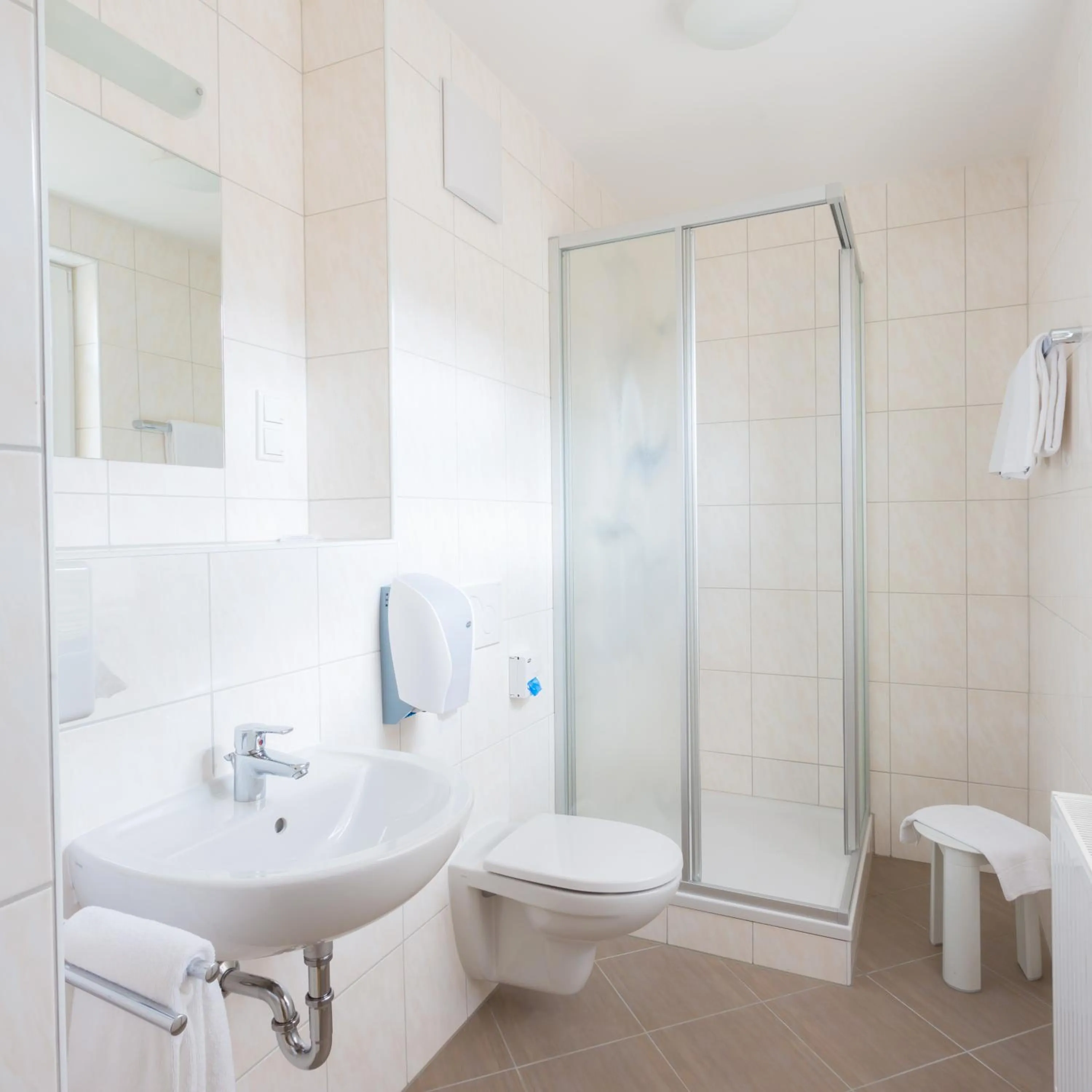 Shower in Hotel Kindler 2,0 Self-Check-In