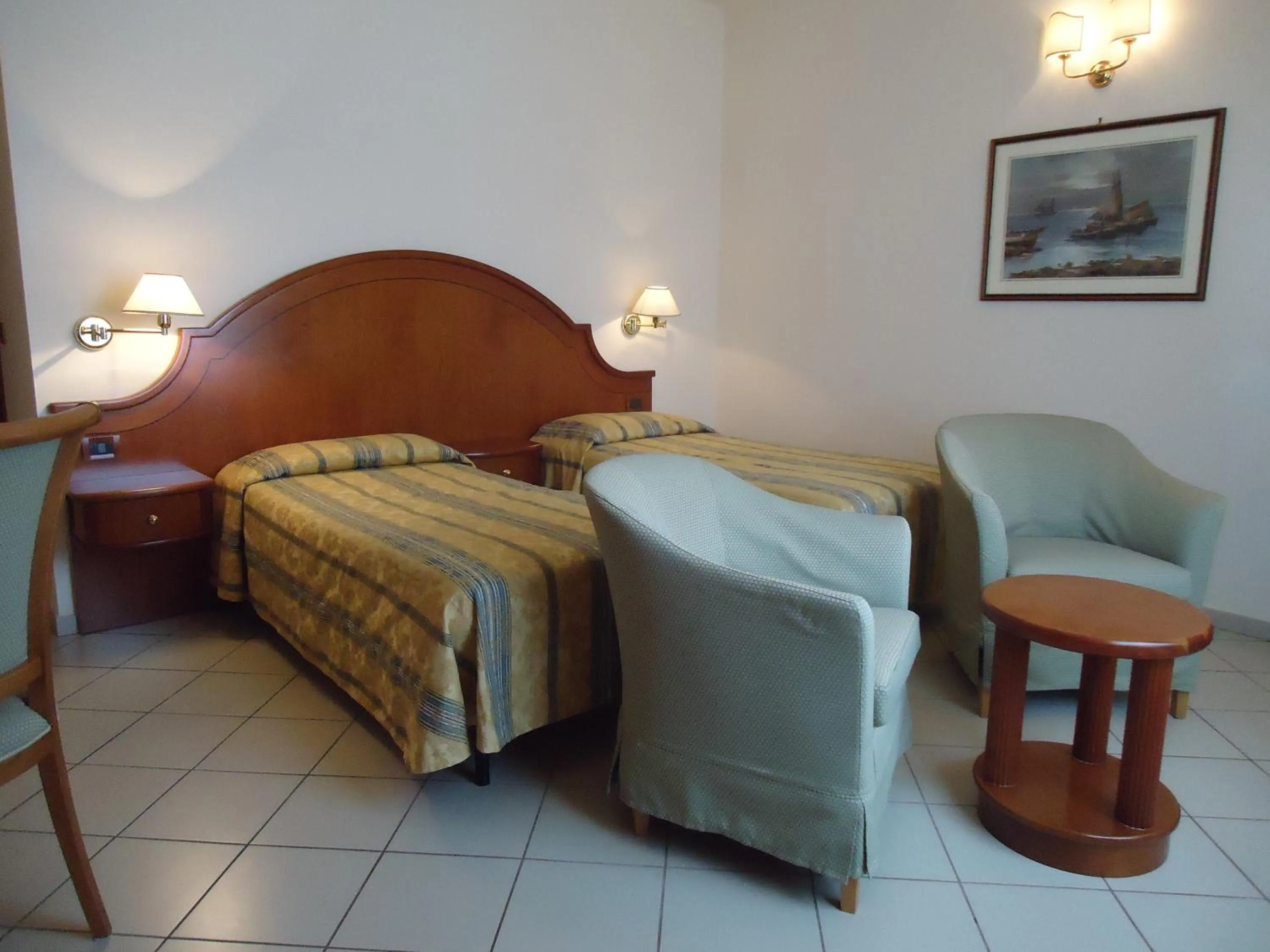 Bedroom, Bed in Albergo Roma
