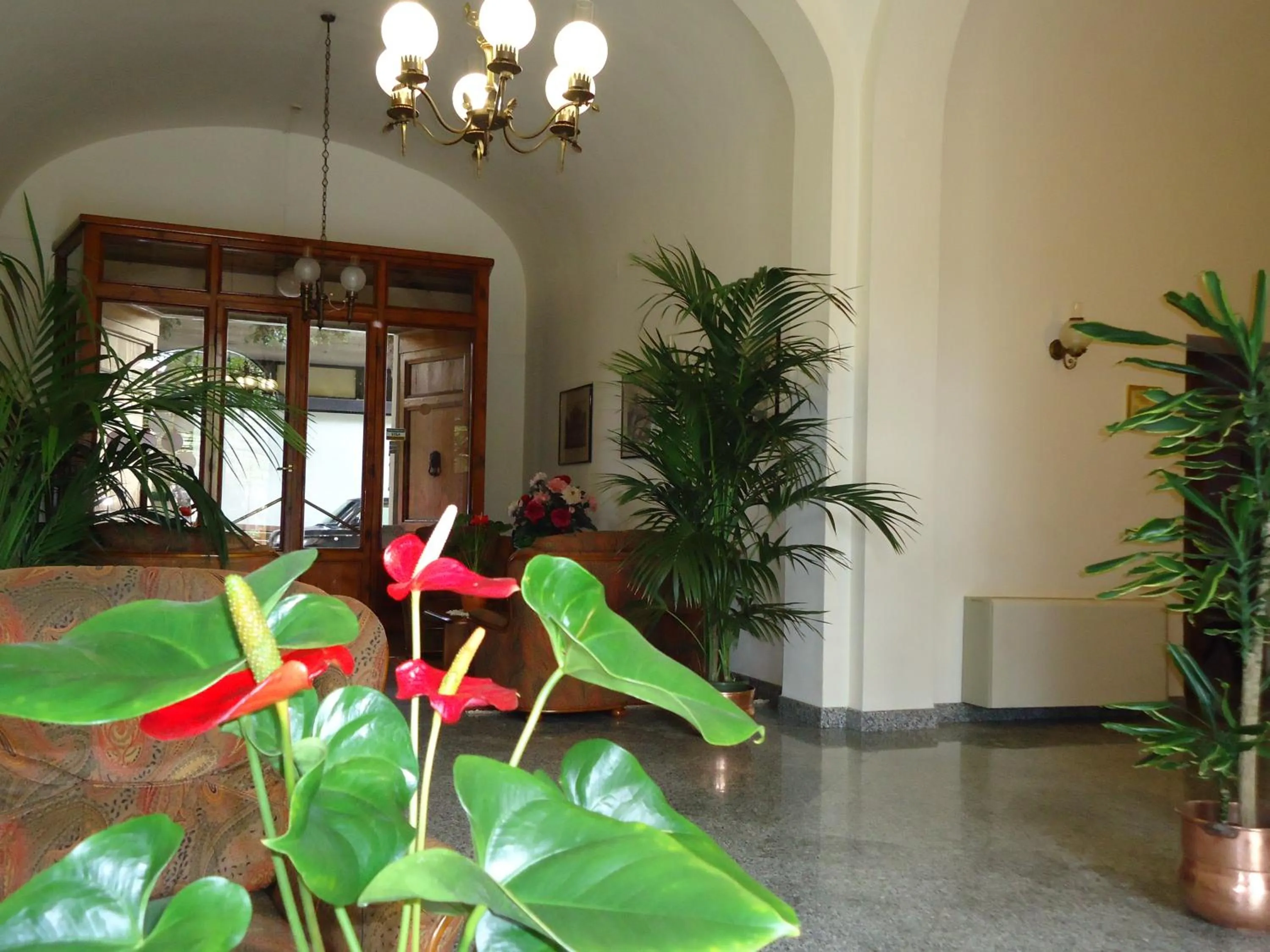 Lobby or reception in Albergo Roma
