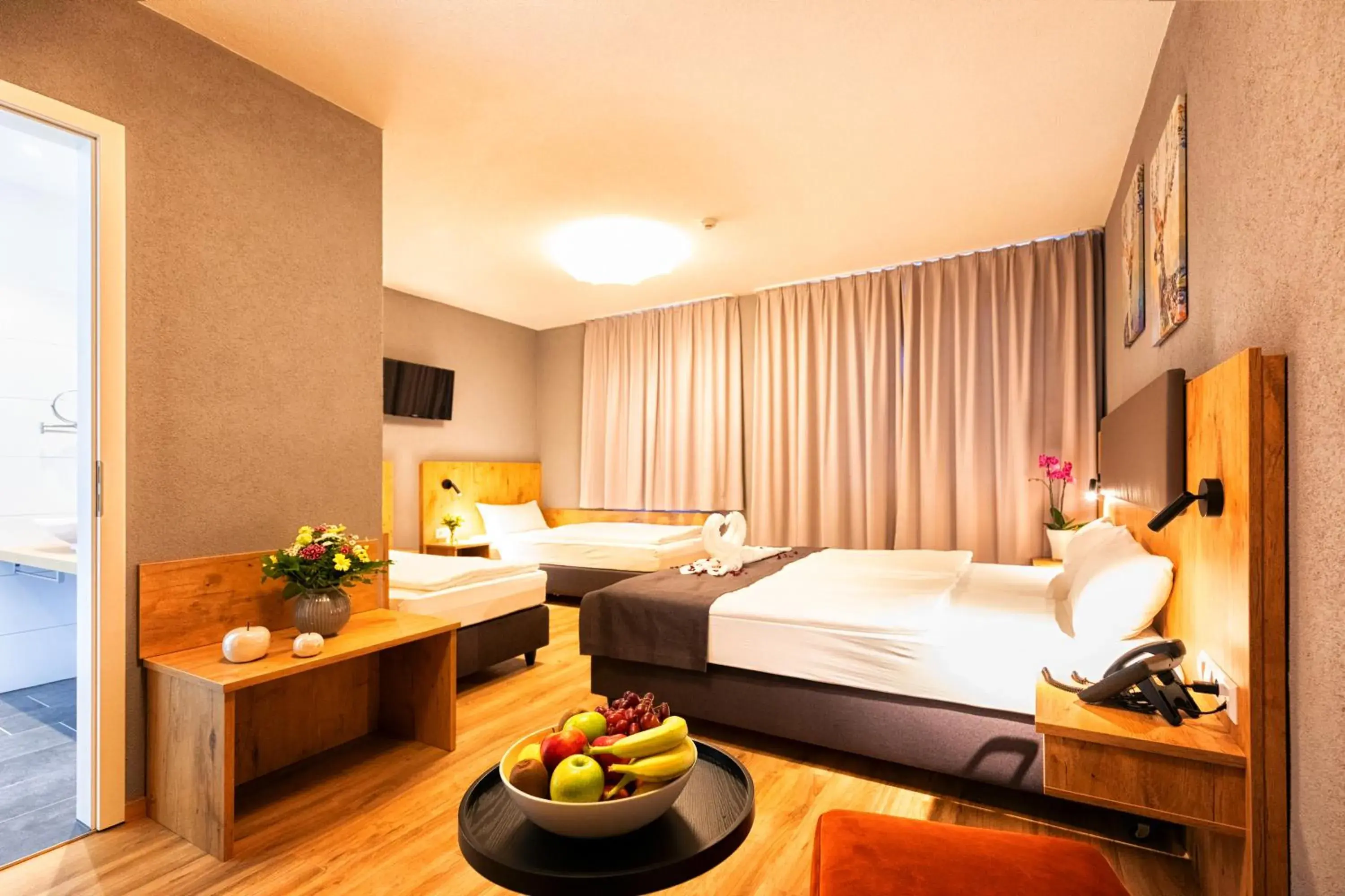 Quadruple Room in Hotel La Mirabelle close to Europa Park Quadruple Room in Hotel La Mirabelle close to Europa Park