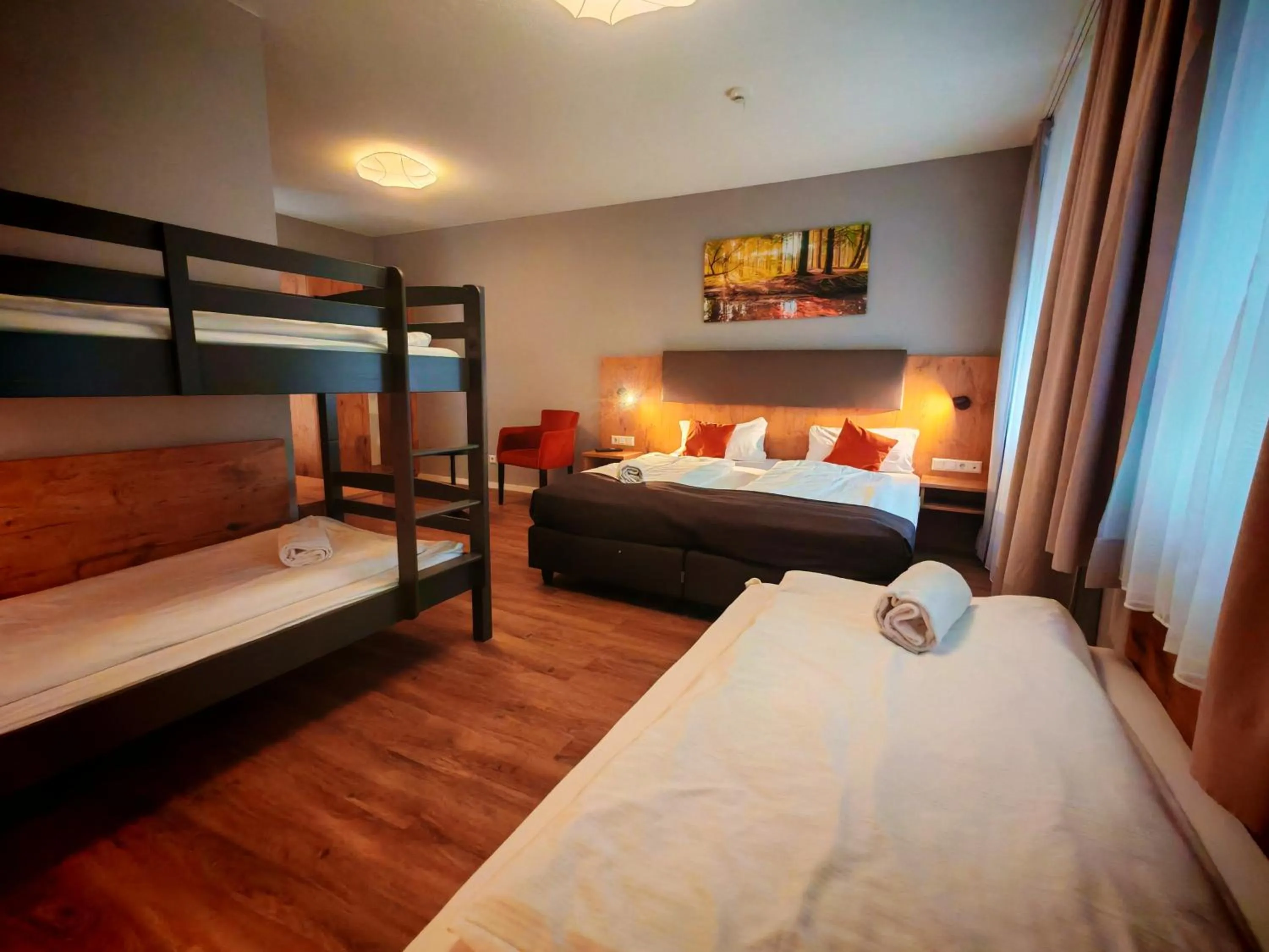 Bed in Hotel La Mirabelle close to Europa Park