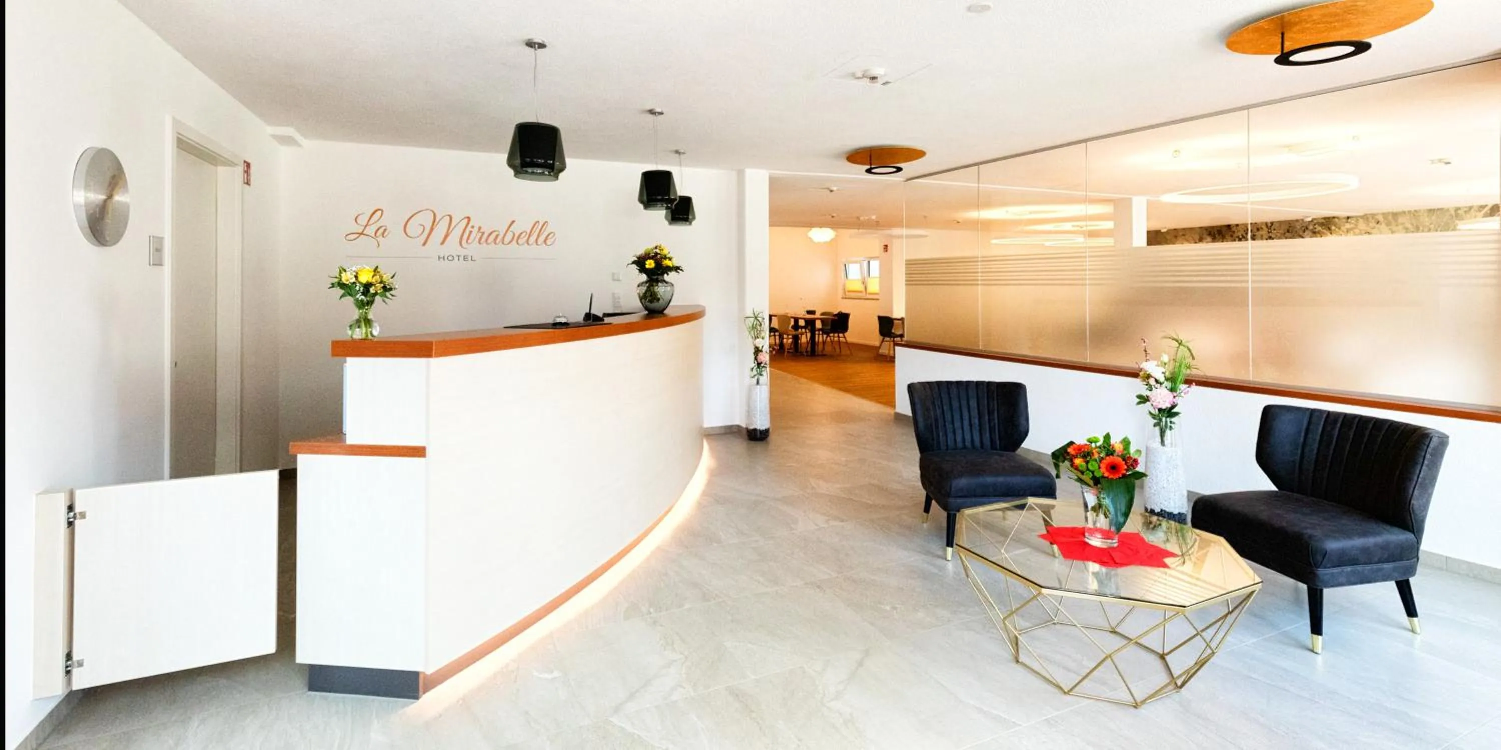 Lobby or reception in Hotel La Mirabelle close to Europa Park