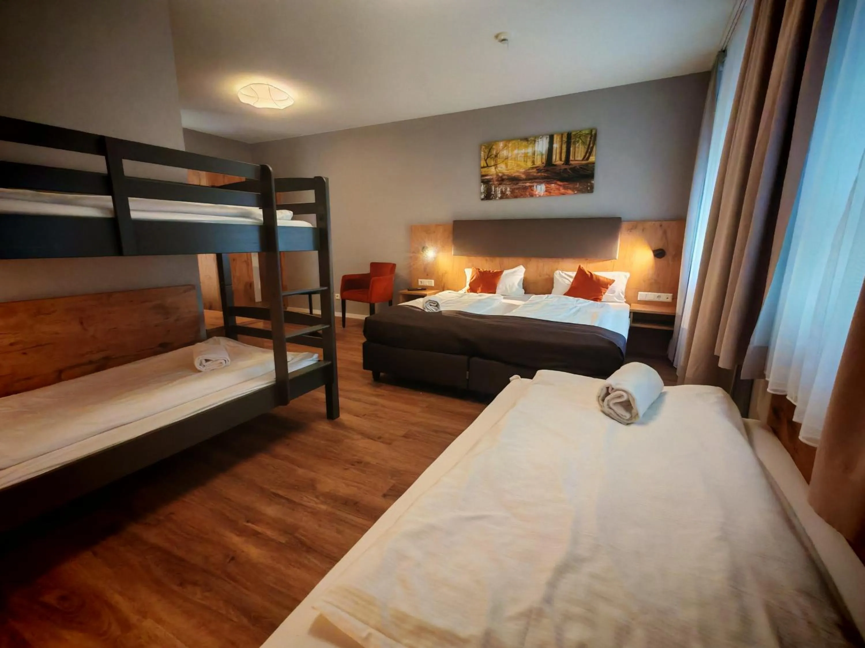 Bed in Hotel La Mirabelle close to Europa Park