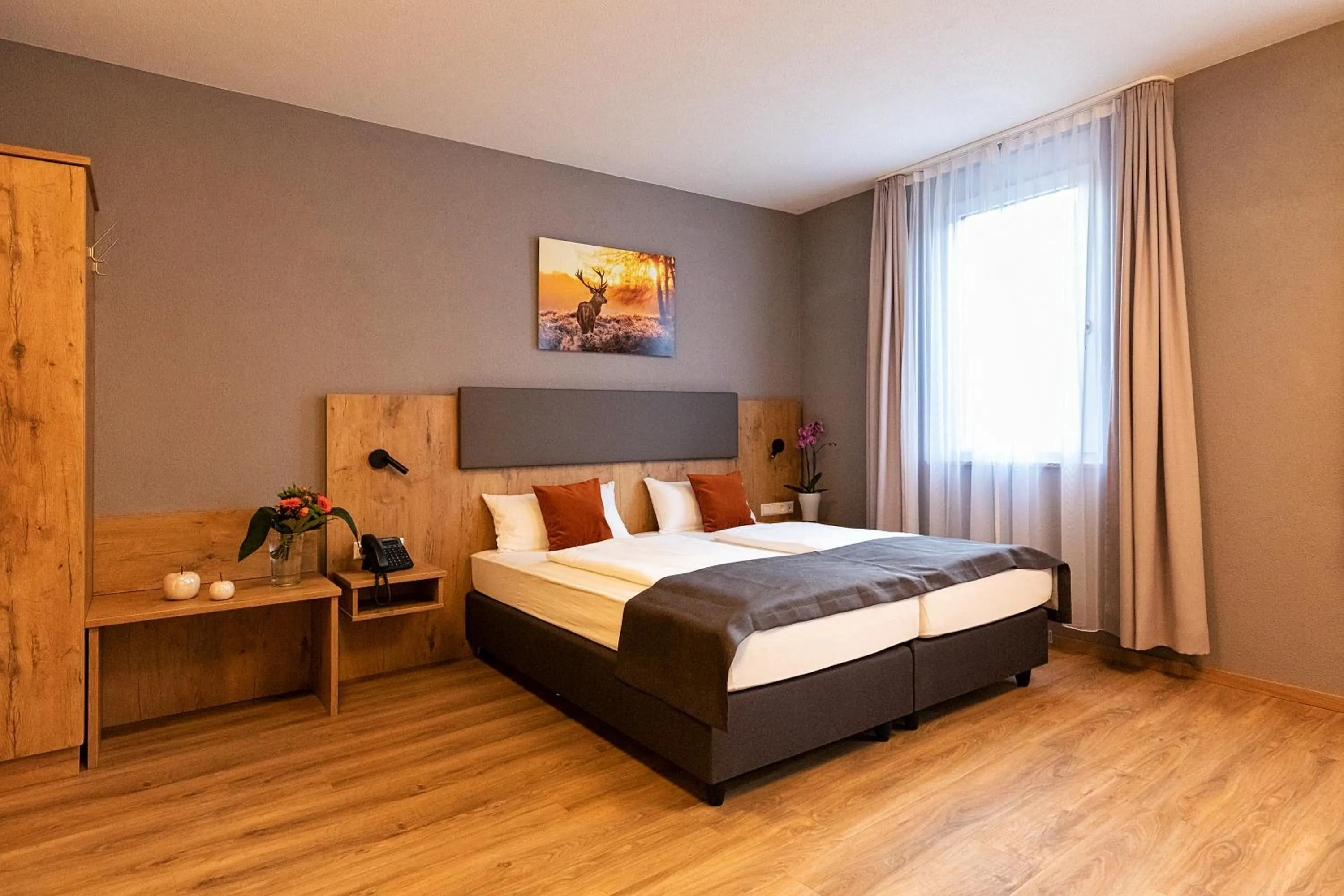 Photo of the whole room, Bed in Hotel La Mirabelle close to Europa Park