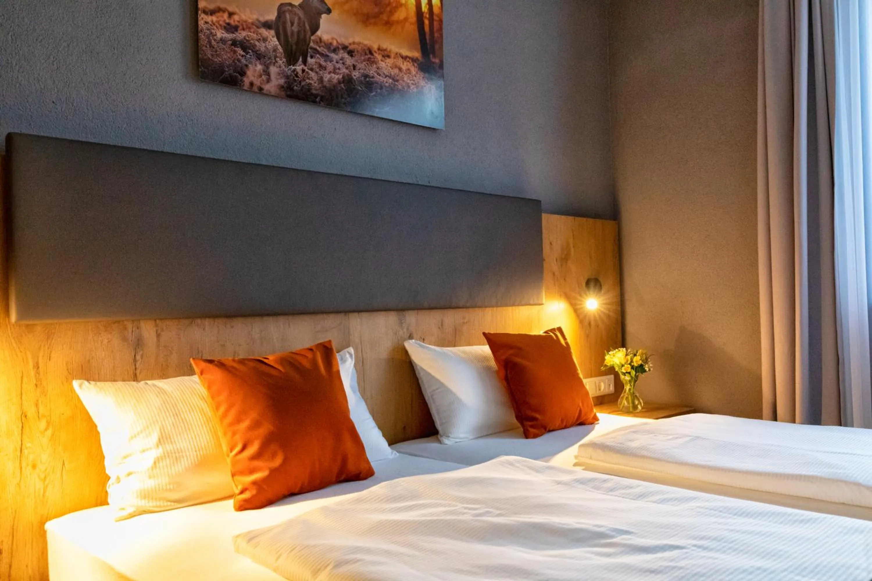 Photo of the whole room, Bed in Hotel La Mirabelle close to Europa Park