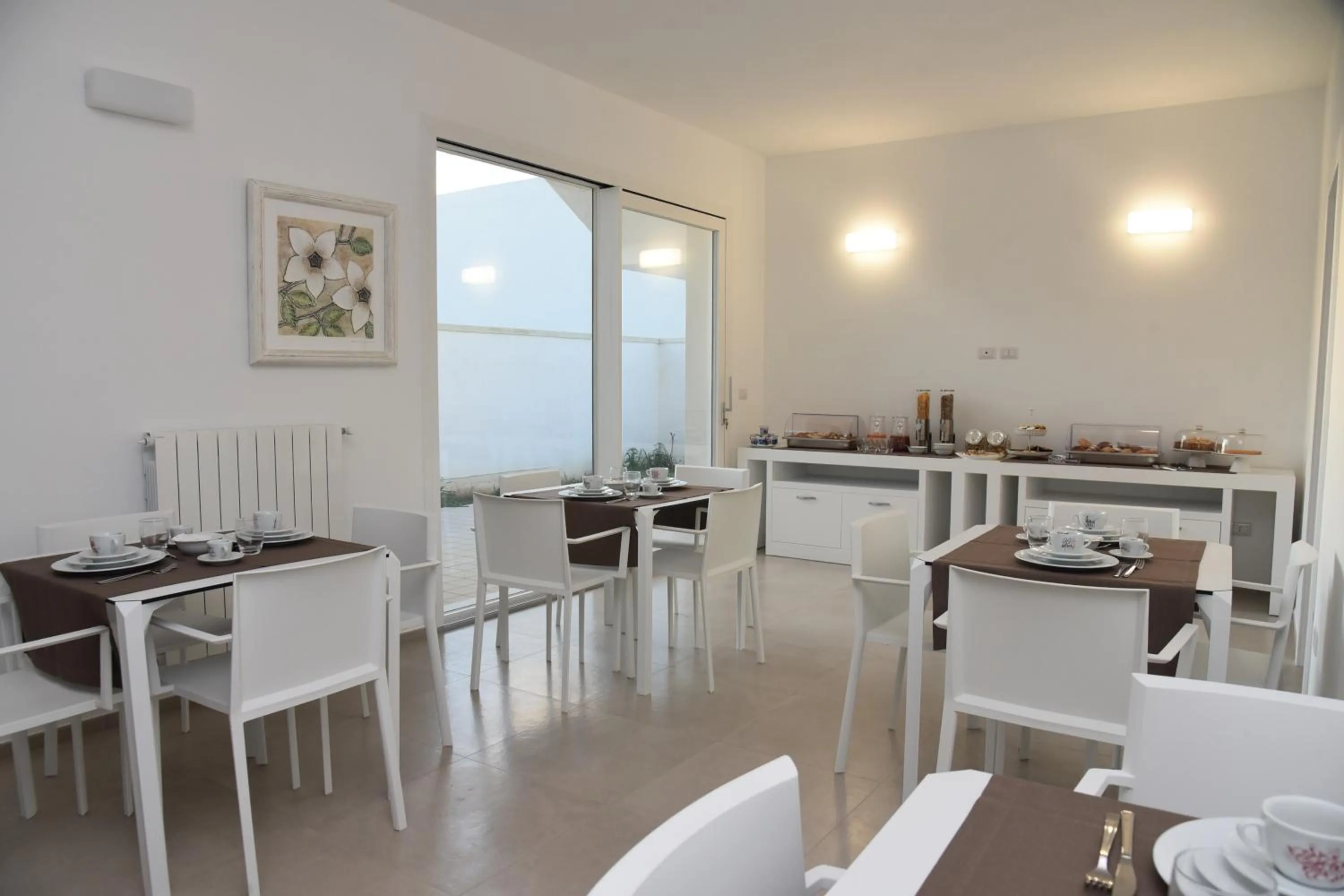 Dining area in B&B Rose