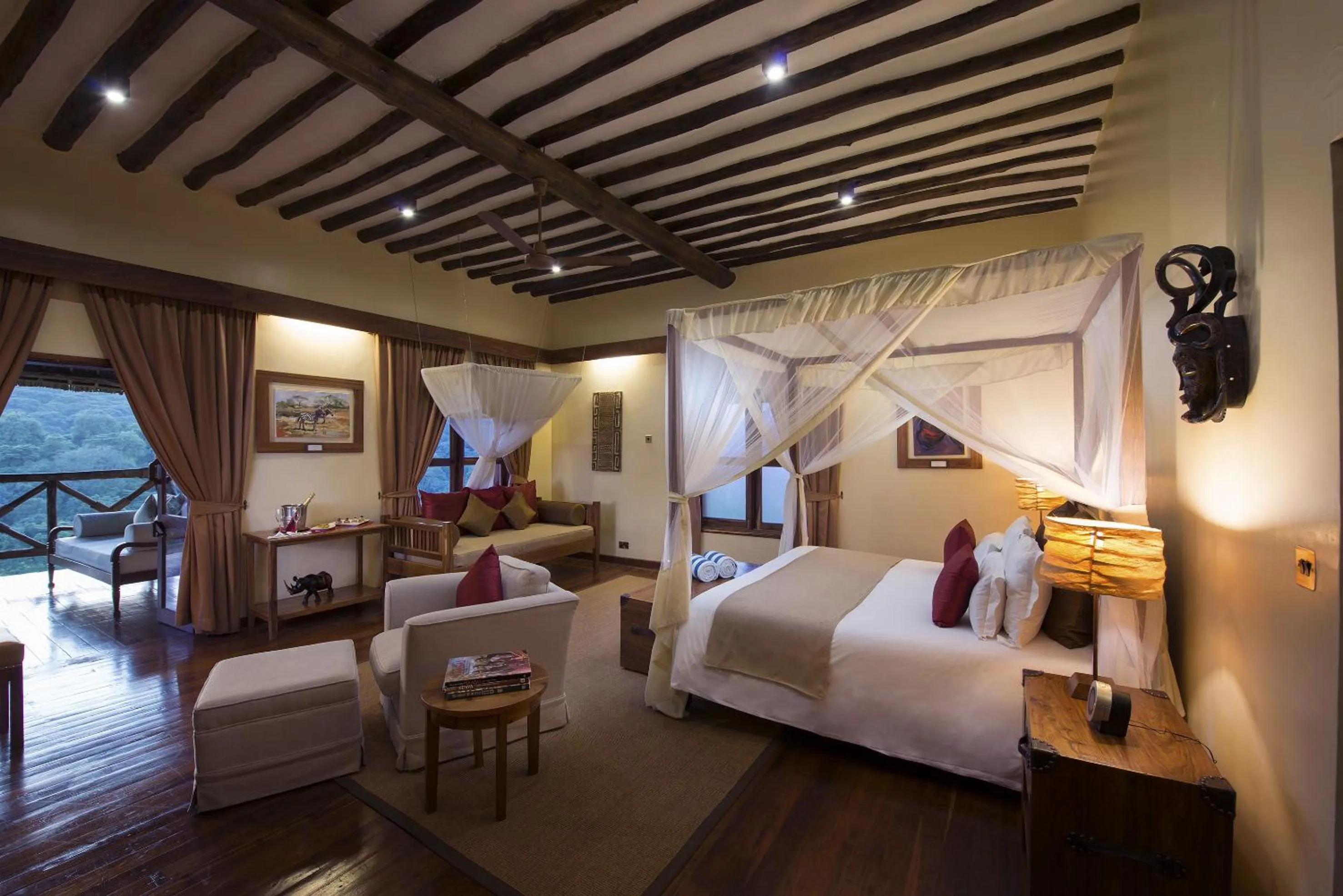 Bedroom, Bed in Neptune Ngorongoro Luxury Lodge - All Inclusive