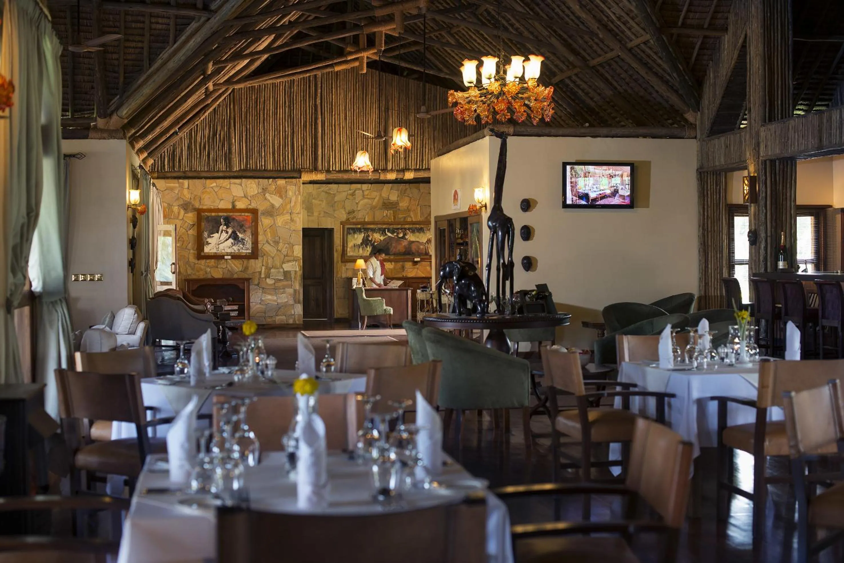 Restaurant/places to eat in Neptune Ngorongoro Luxury Lodge - All Inclusive