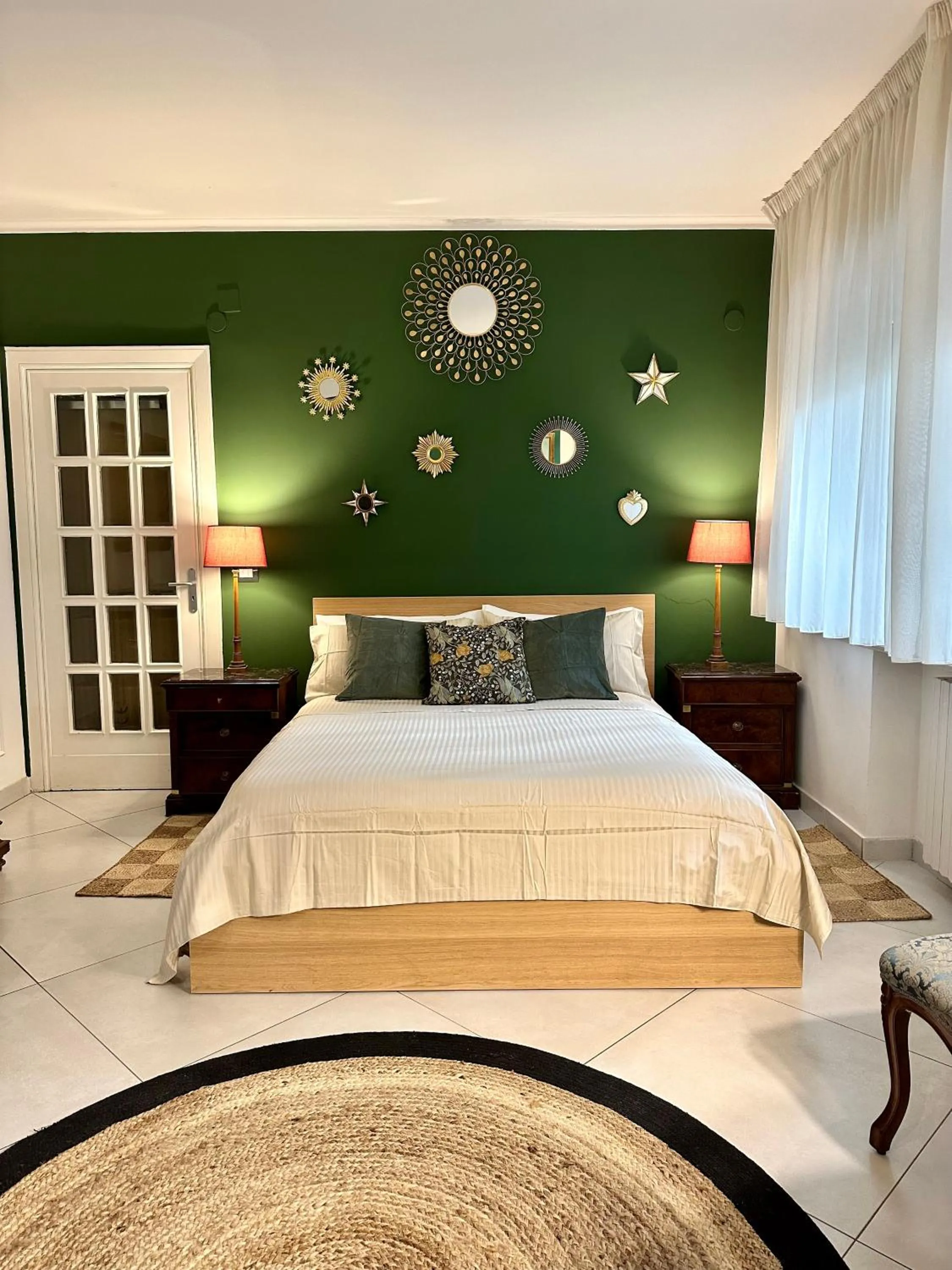 Bed in Santa Clara Suite