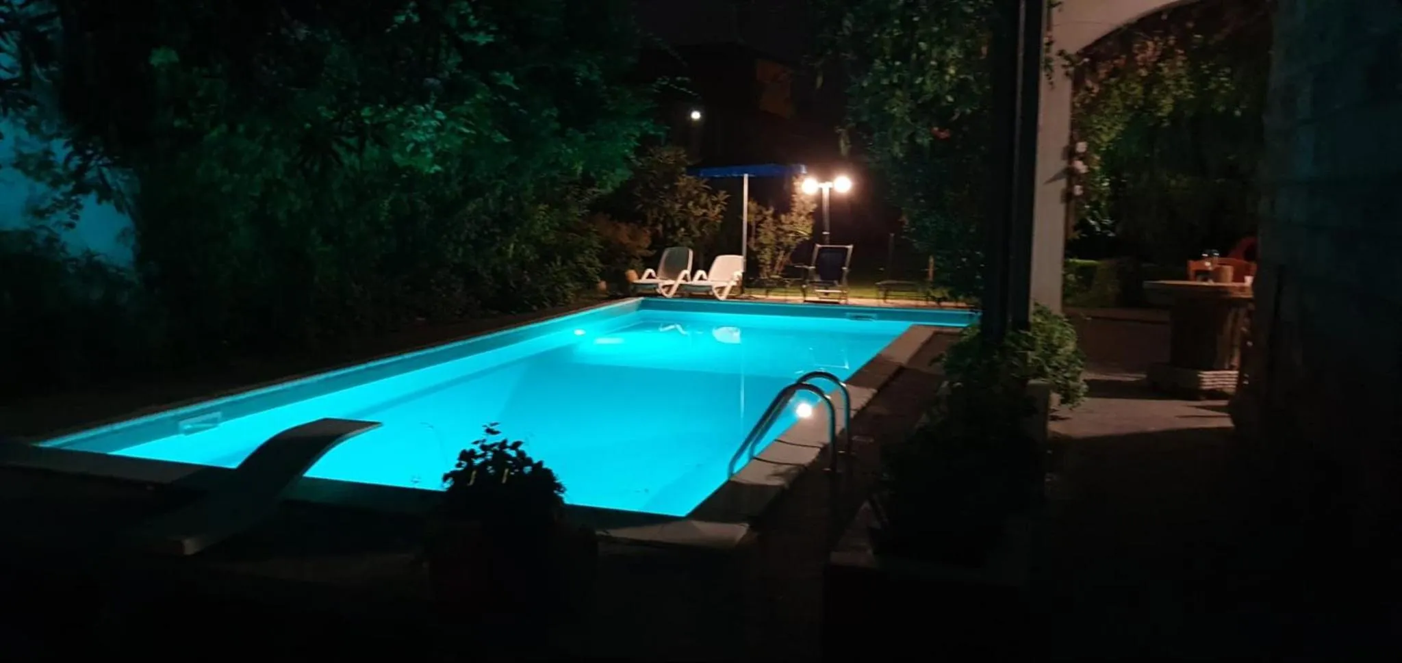 Pool view in B&B Il Sognatore