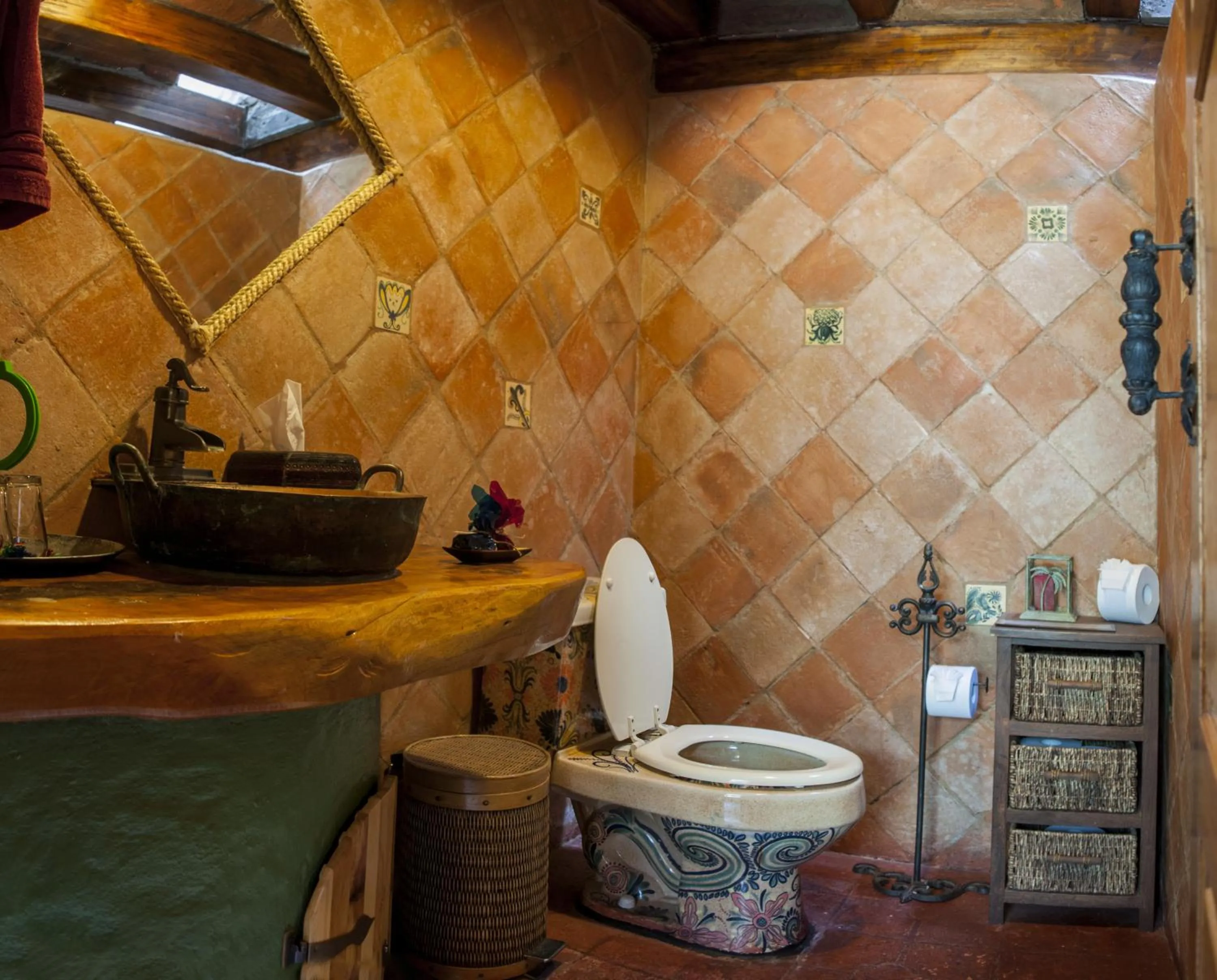 Bathroom in Hacienda Rumiloma