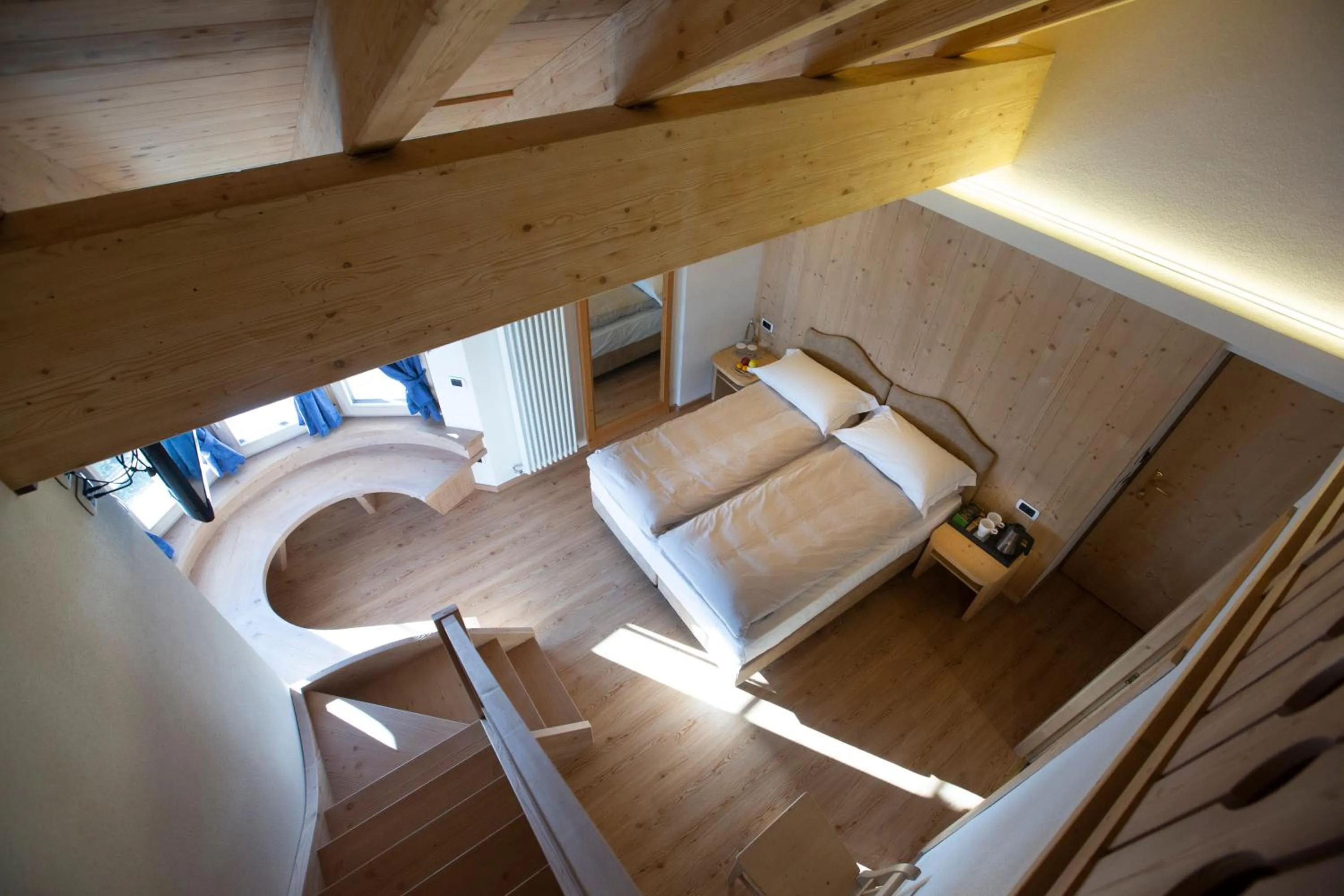 Bed in Hotel "La Suisse"