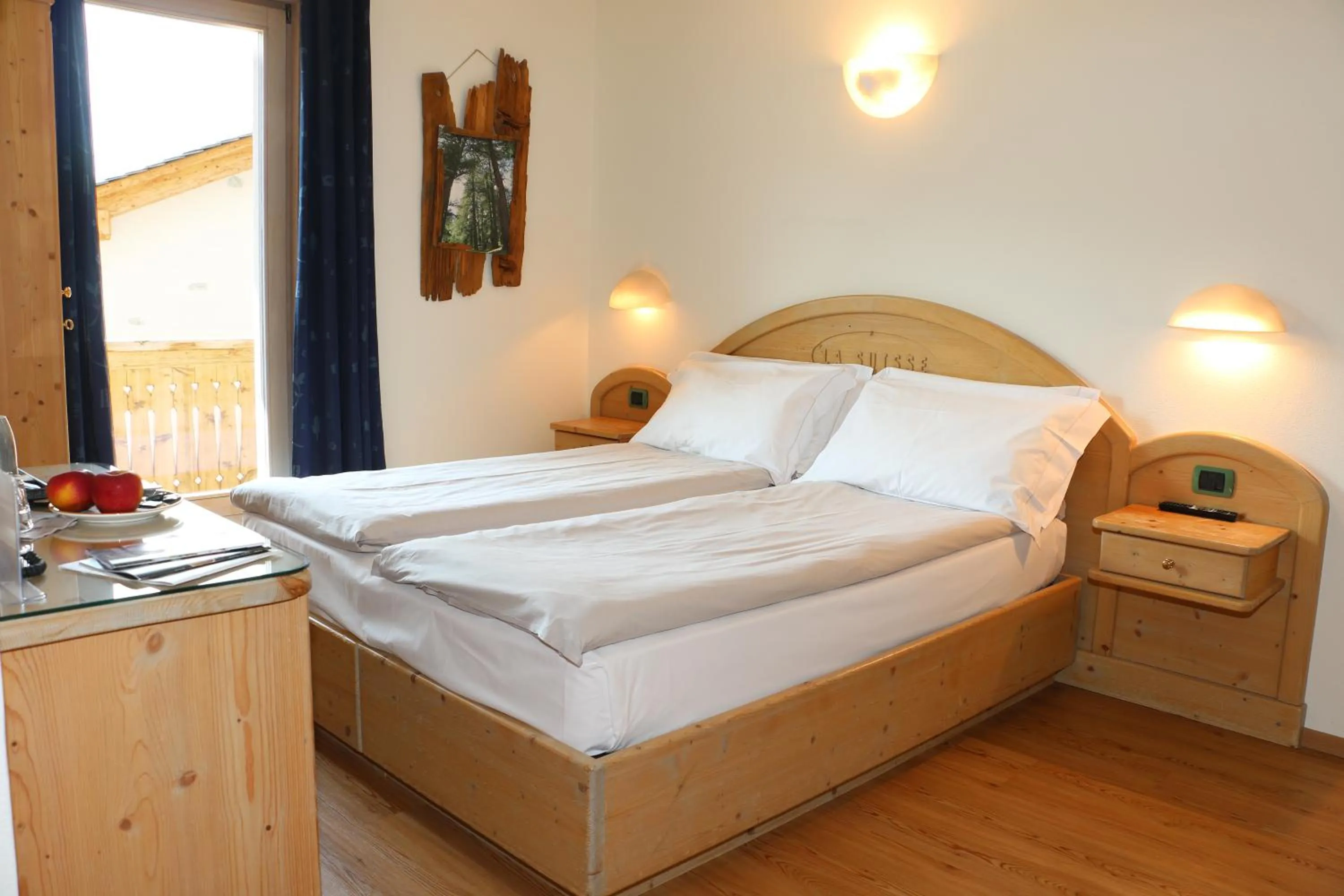 Bed in Hotel "La Suisse"