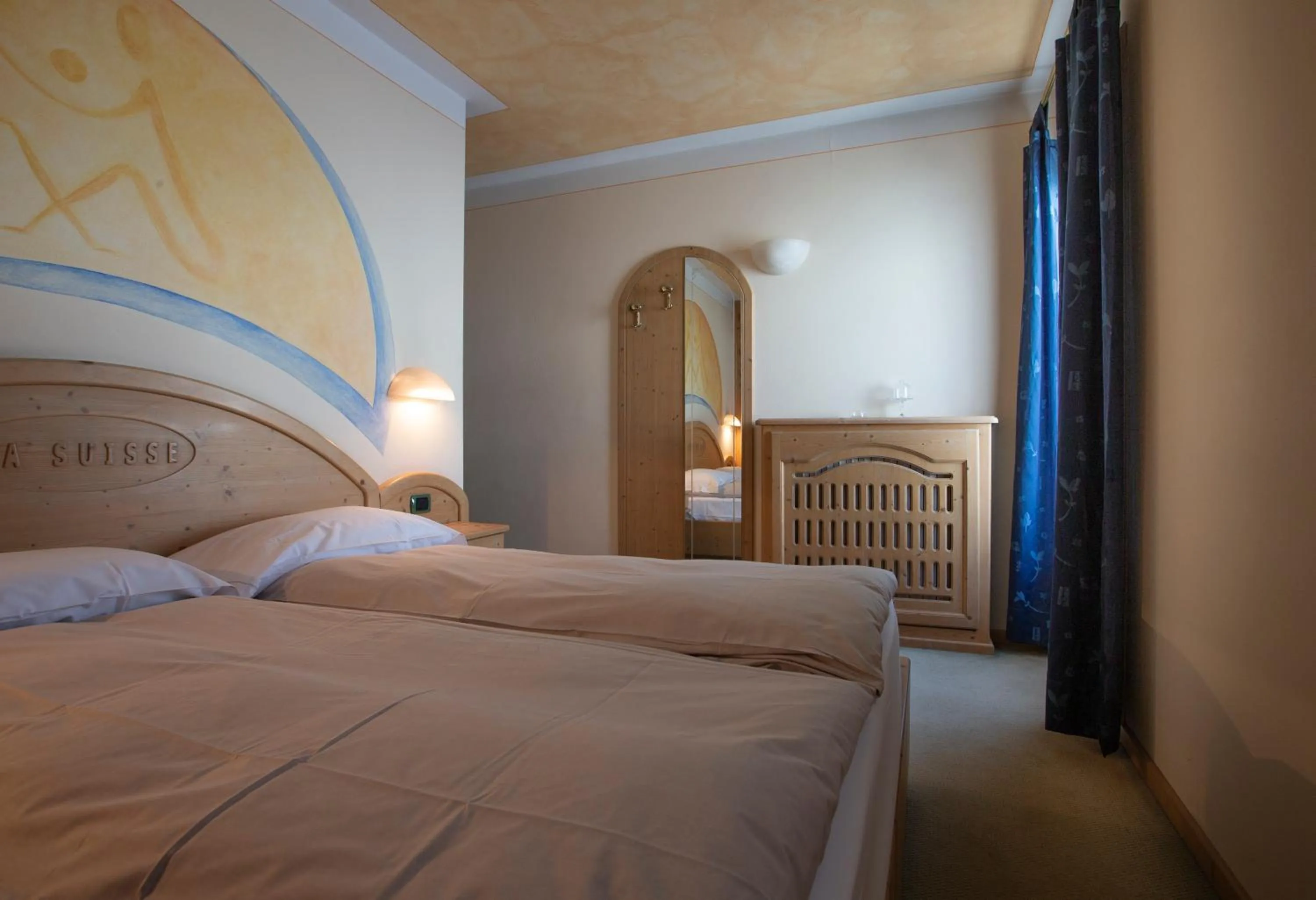 Bed in Hotel "La Suisse"