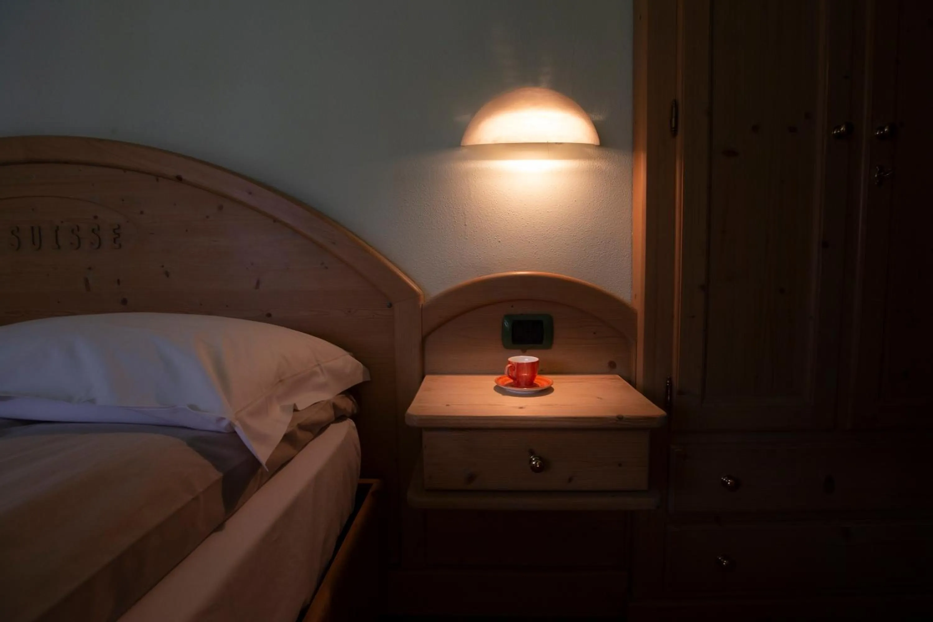 Bedroom in Hotel "La Suisse"