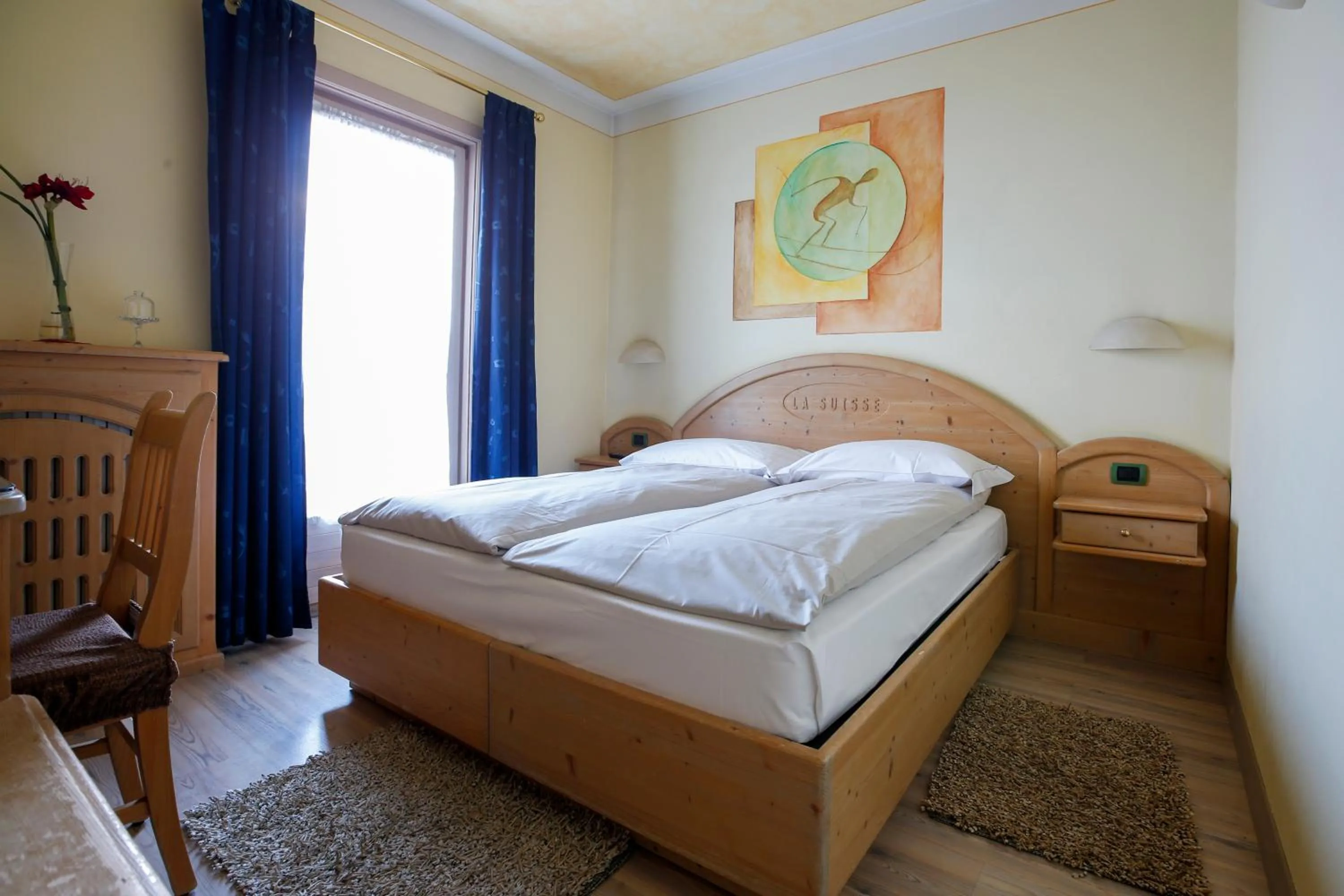 Bed in Hotel "La Suisse"