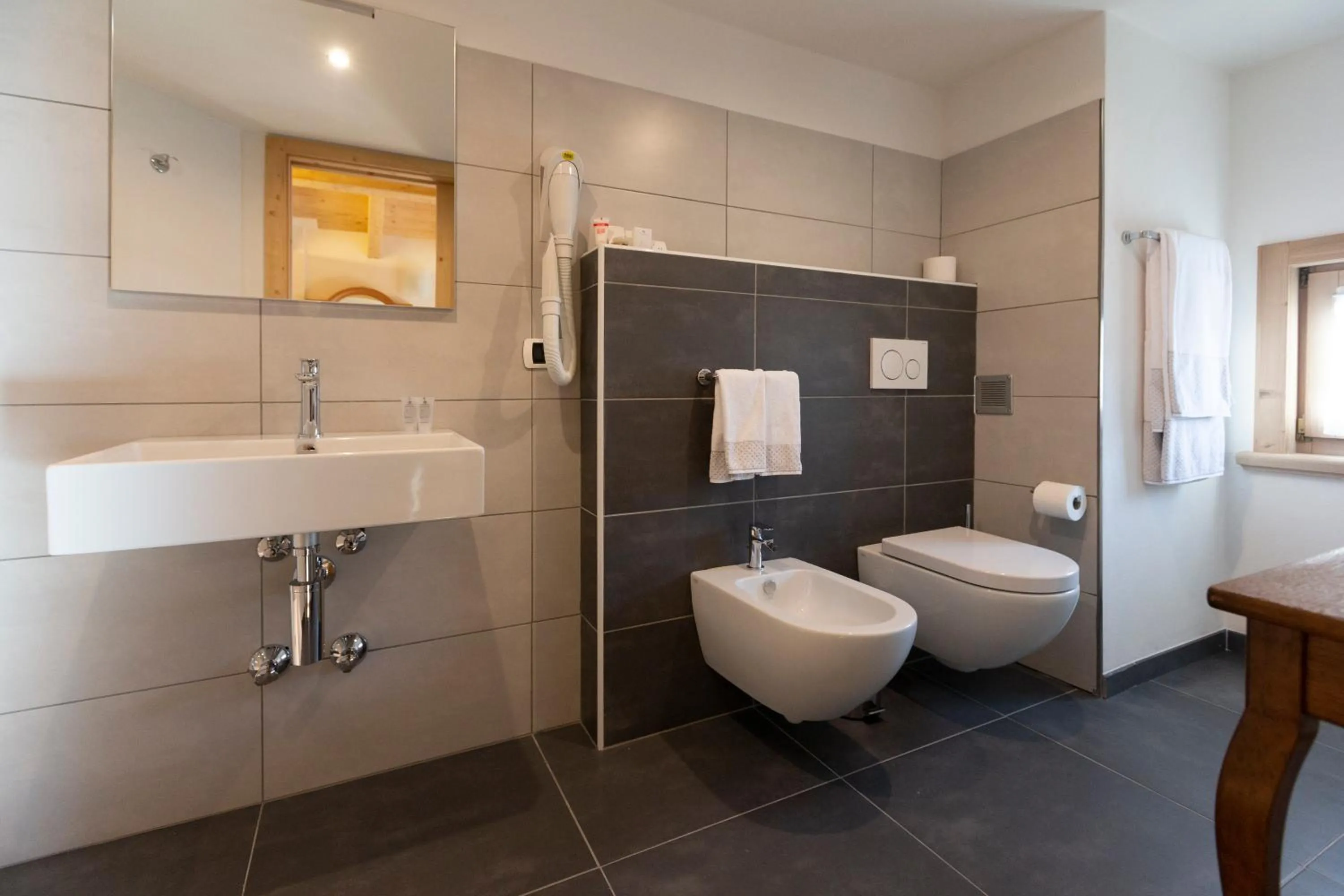 Toilet, Bathroom in Hotel "La Suisse"