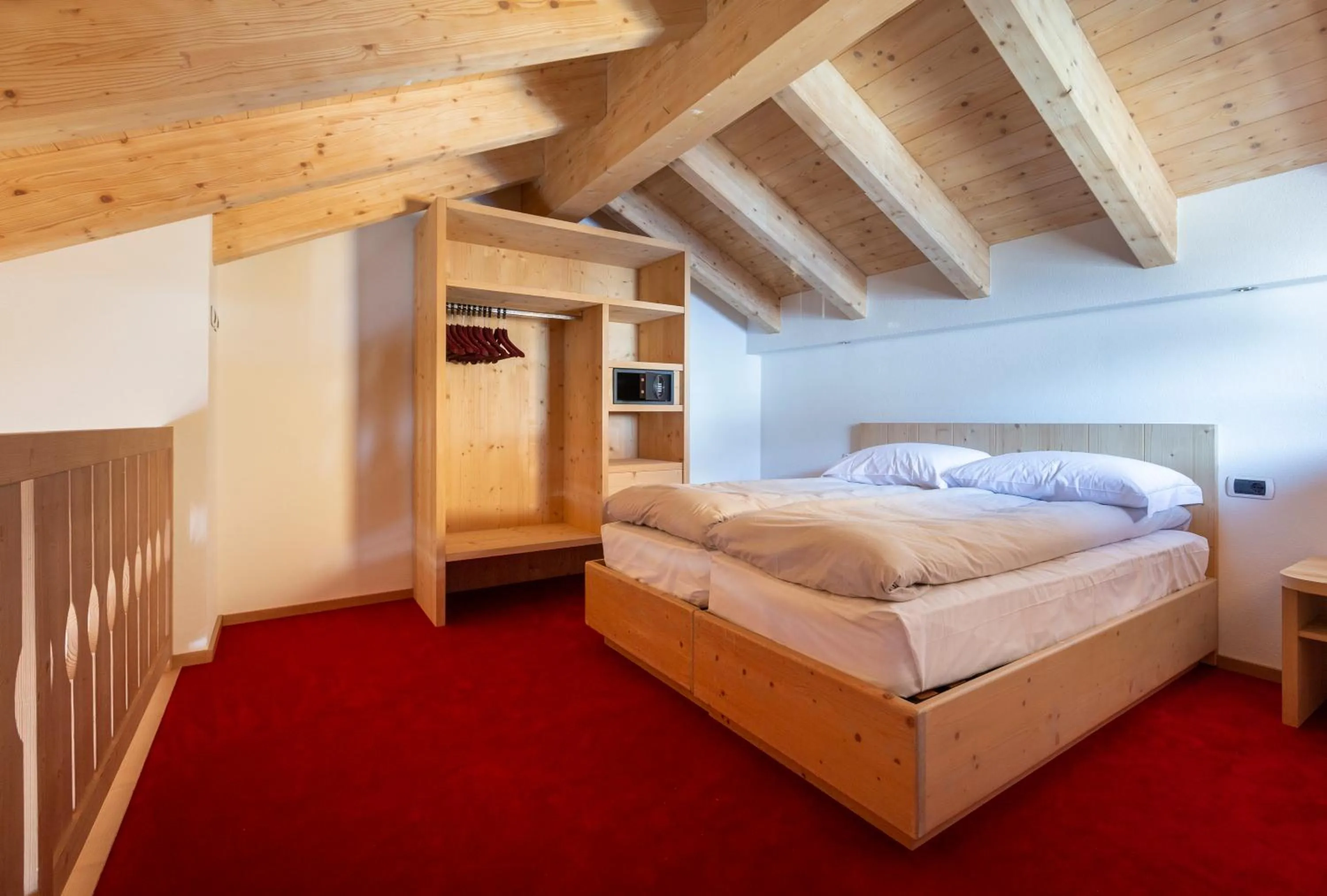 Bed in Hotel "La Suisse"