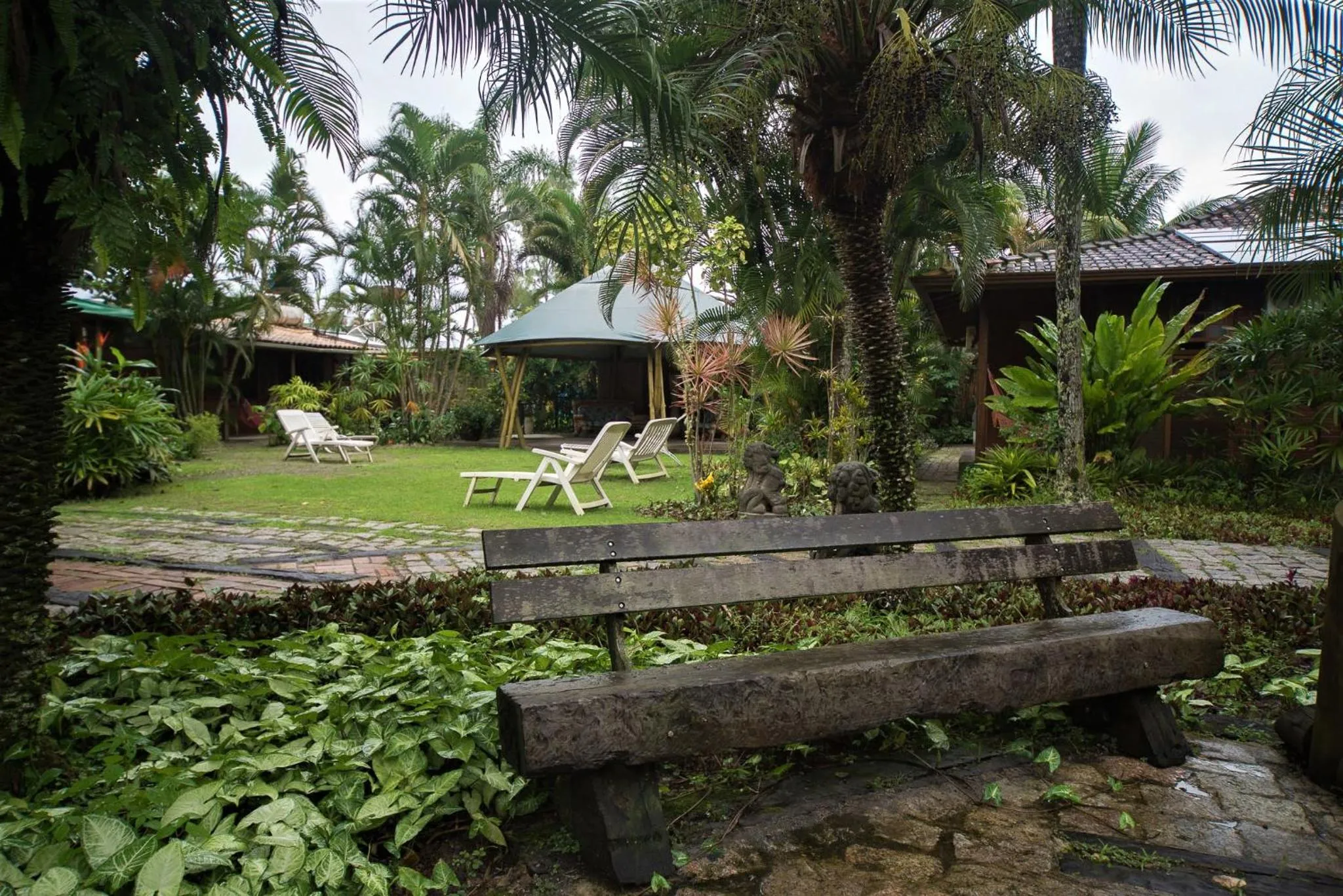 Garden in Pousada Treze Luas