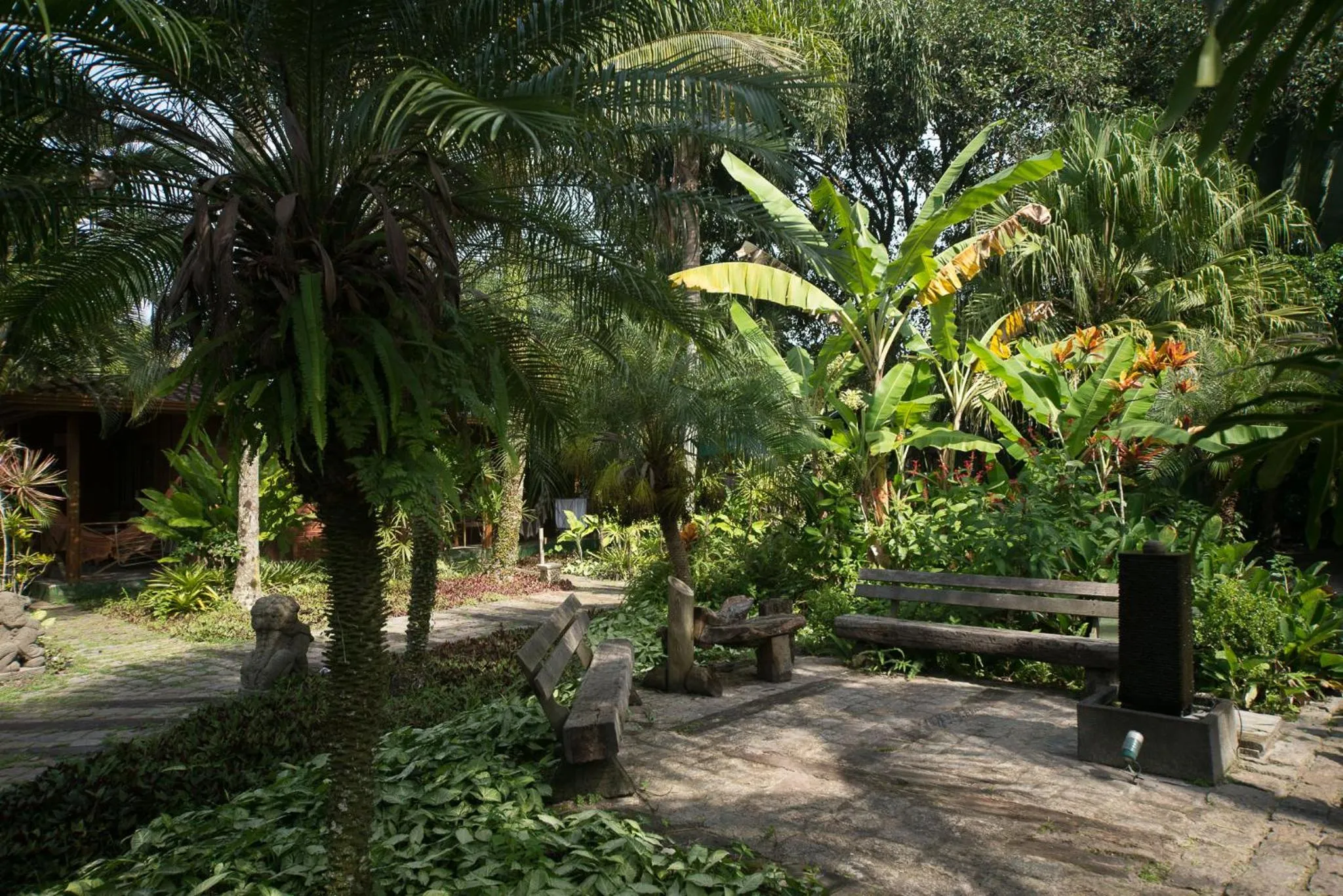Garden in Pousada Treze Luas