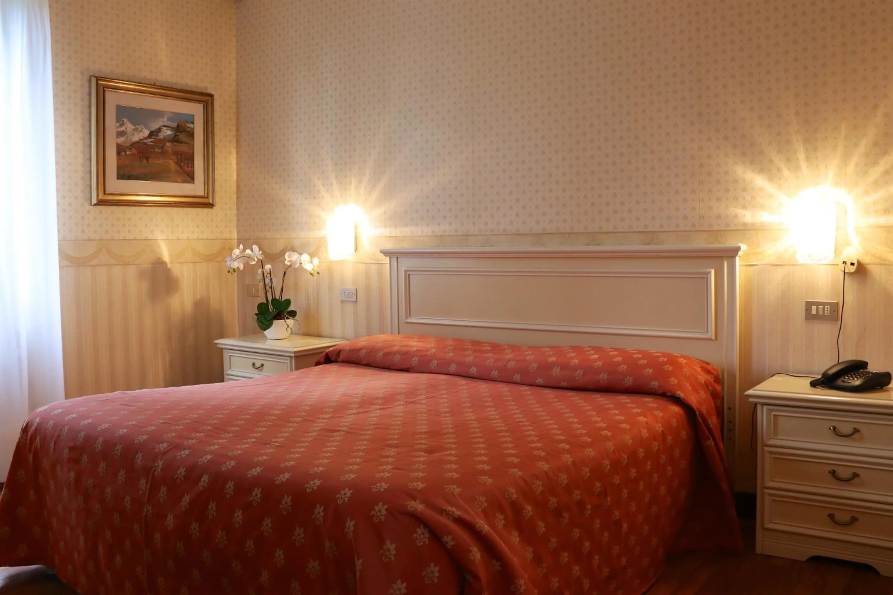 Bed in Hotel Du Parc