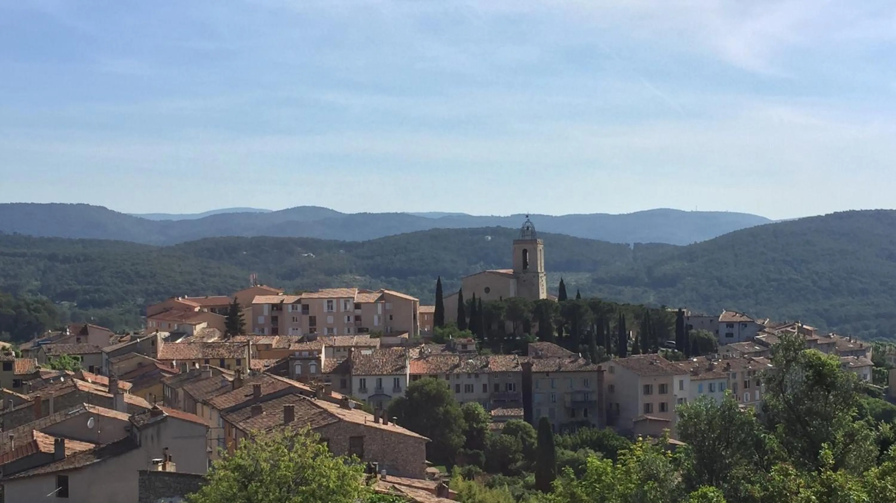 Natural landscape in B&B Les Grillons