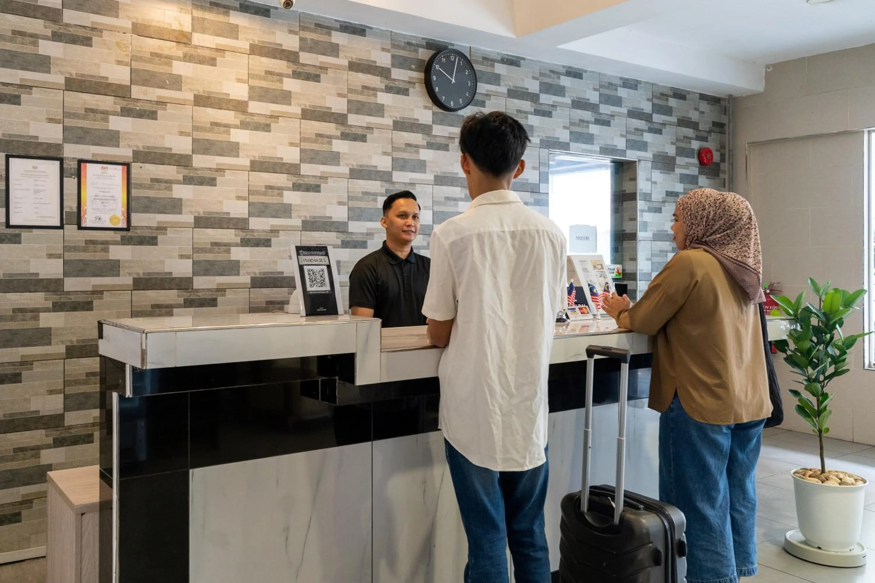 Staff in Pertama Lodge