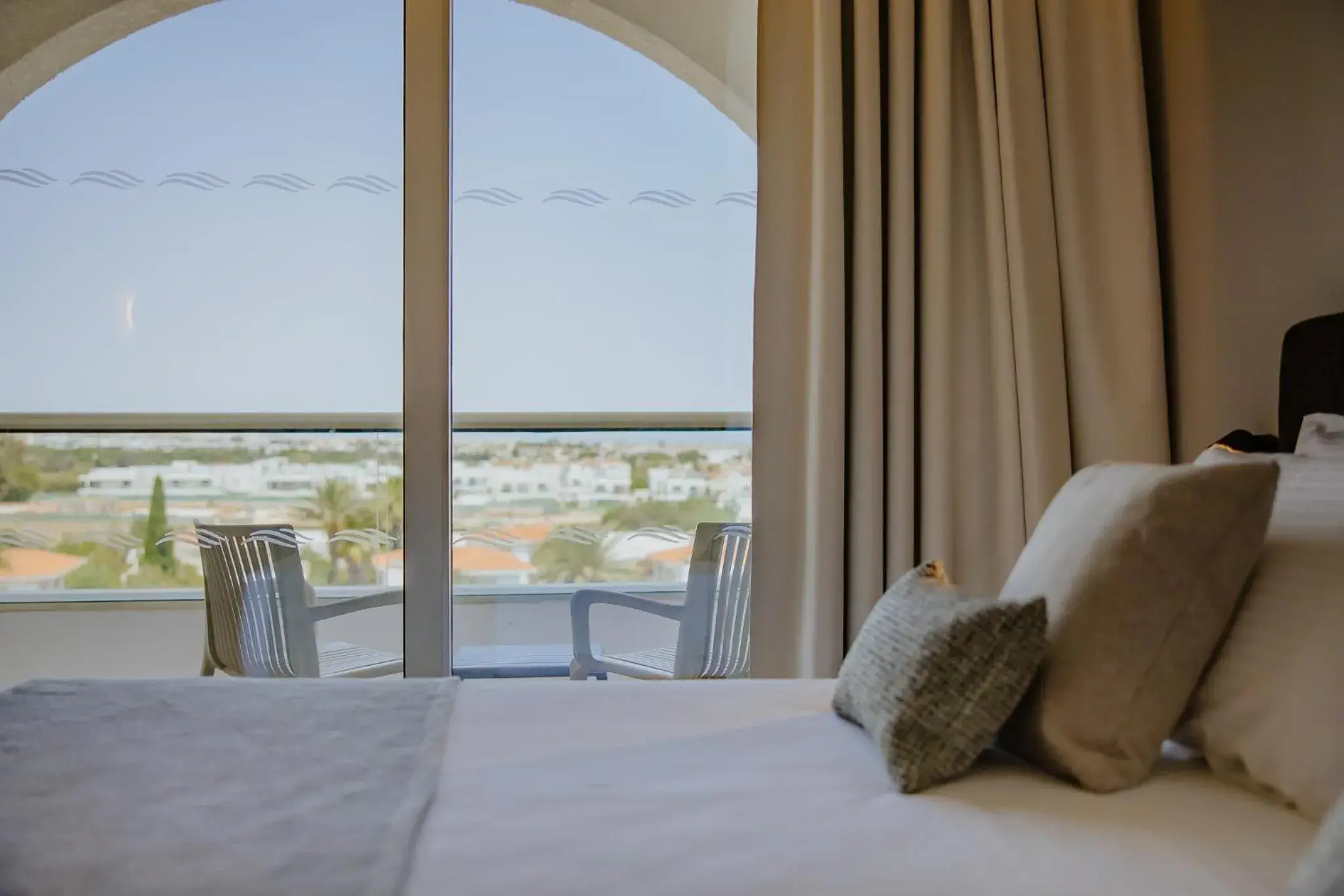 View (from property/room), Bed in Golden Coast Beach Hotel View (from property/room), Bed in Golden Coast Beach Hotel