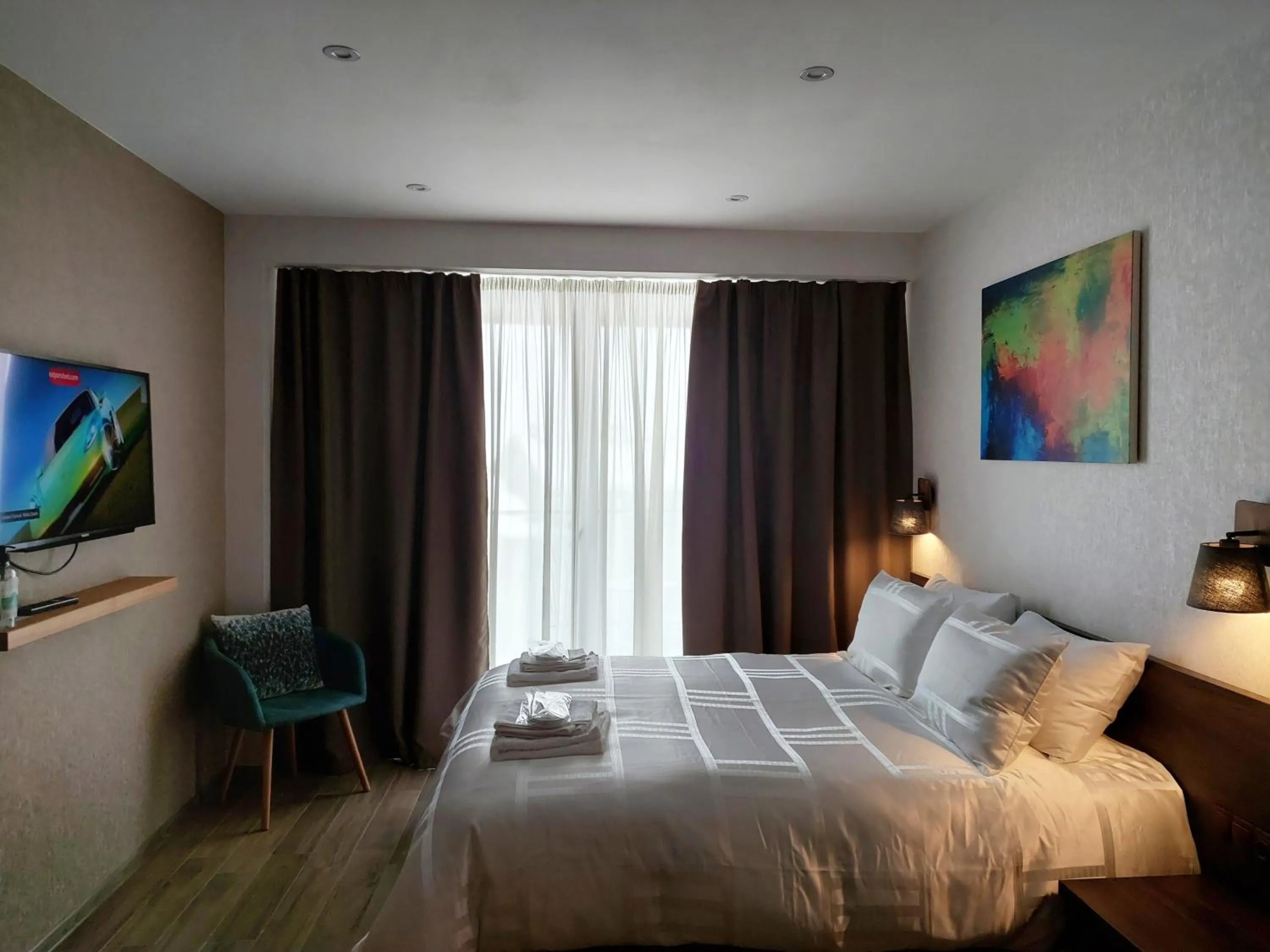 Bed in New Gudauri Loft II studio 553