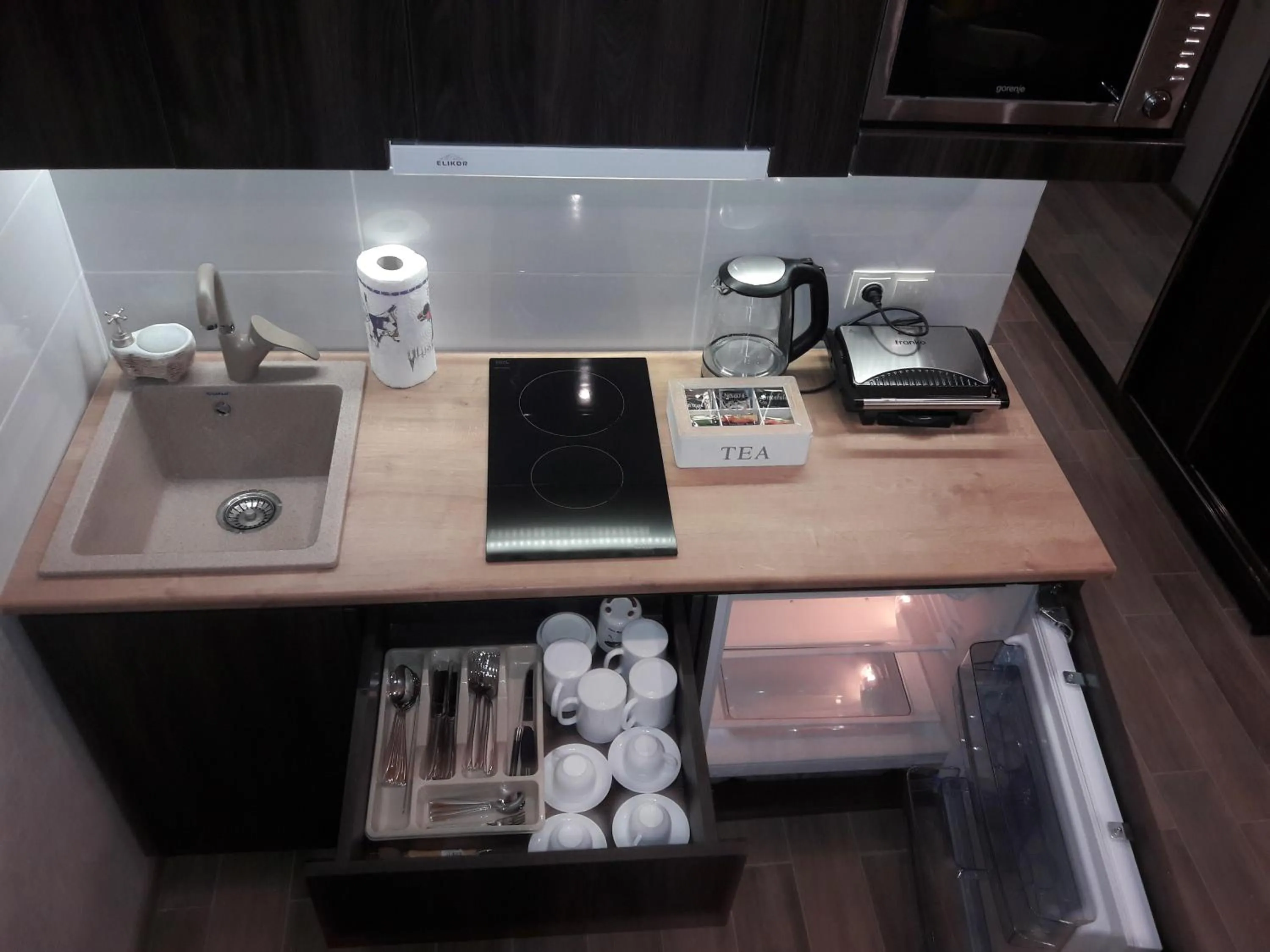 Kitchen or kitchenette in New Gudauri Loft II studio 553