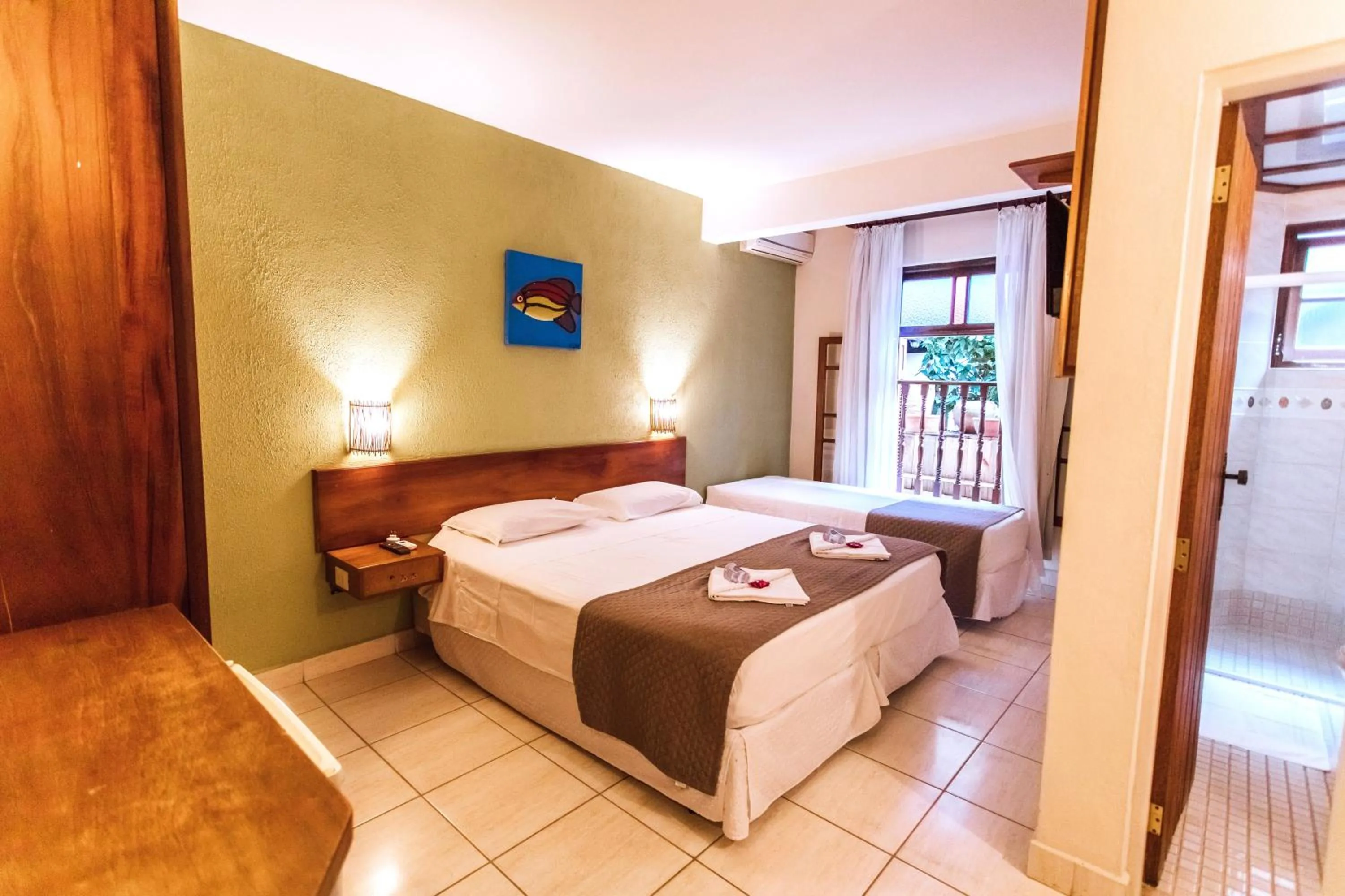 Bed in VELINN Pousada Villa Caiçara