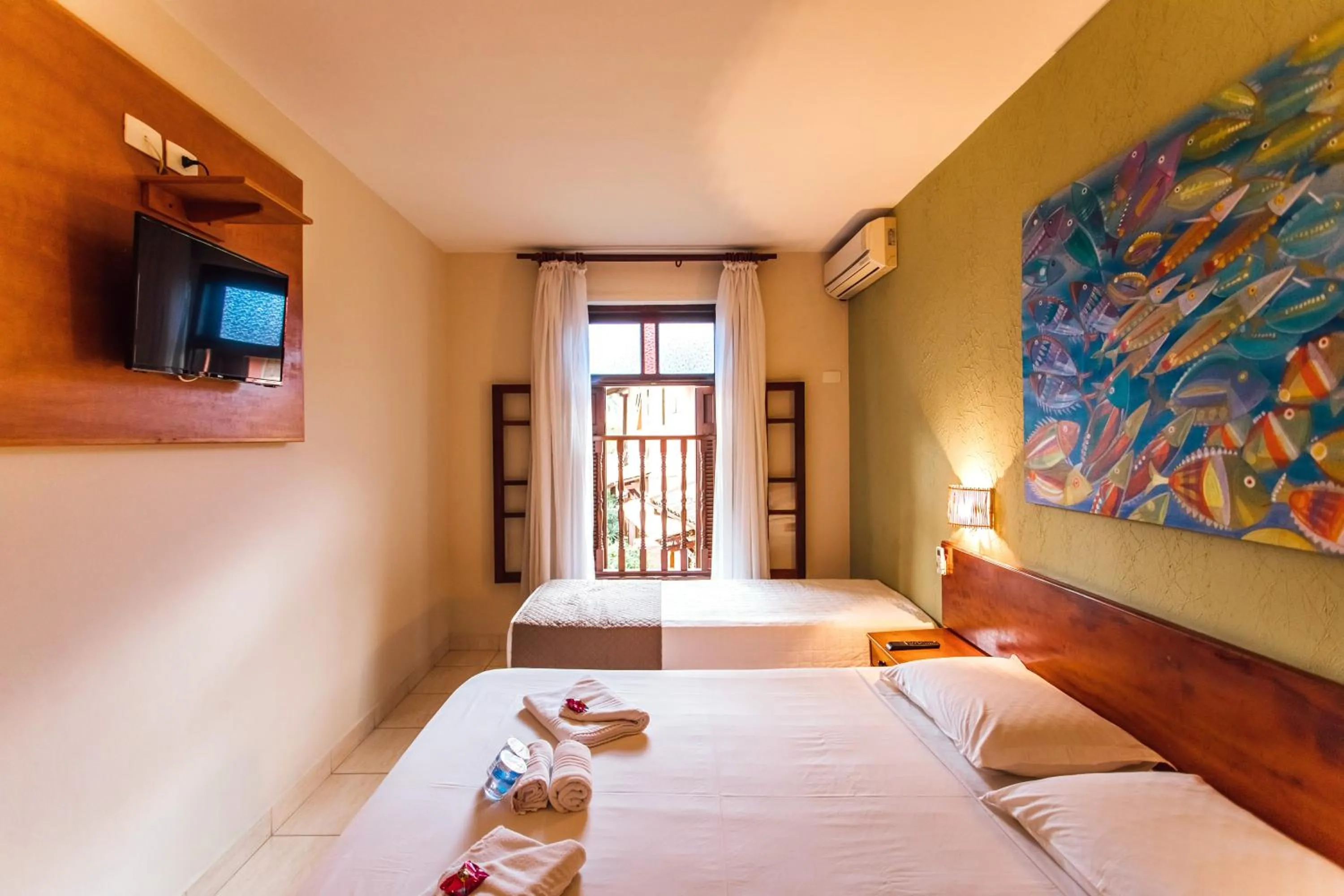 Bedroom, Bed in VELINN Pousada Villa Caiçara