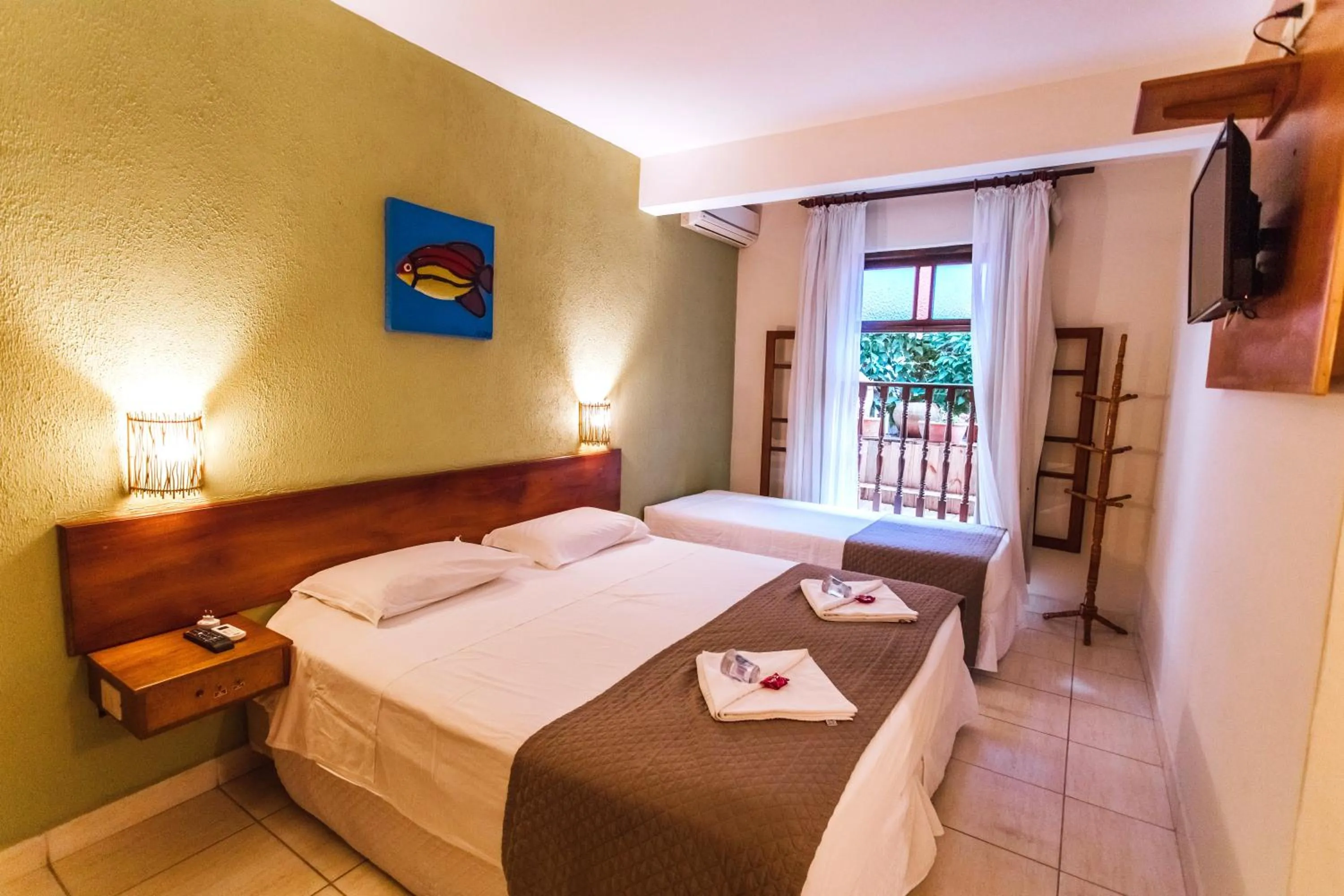 Bed in VELINN Pousada Villa Caiçara